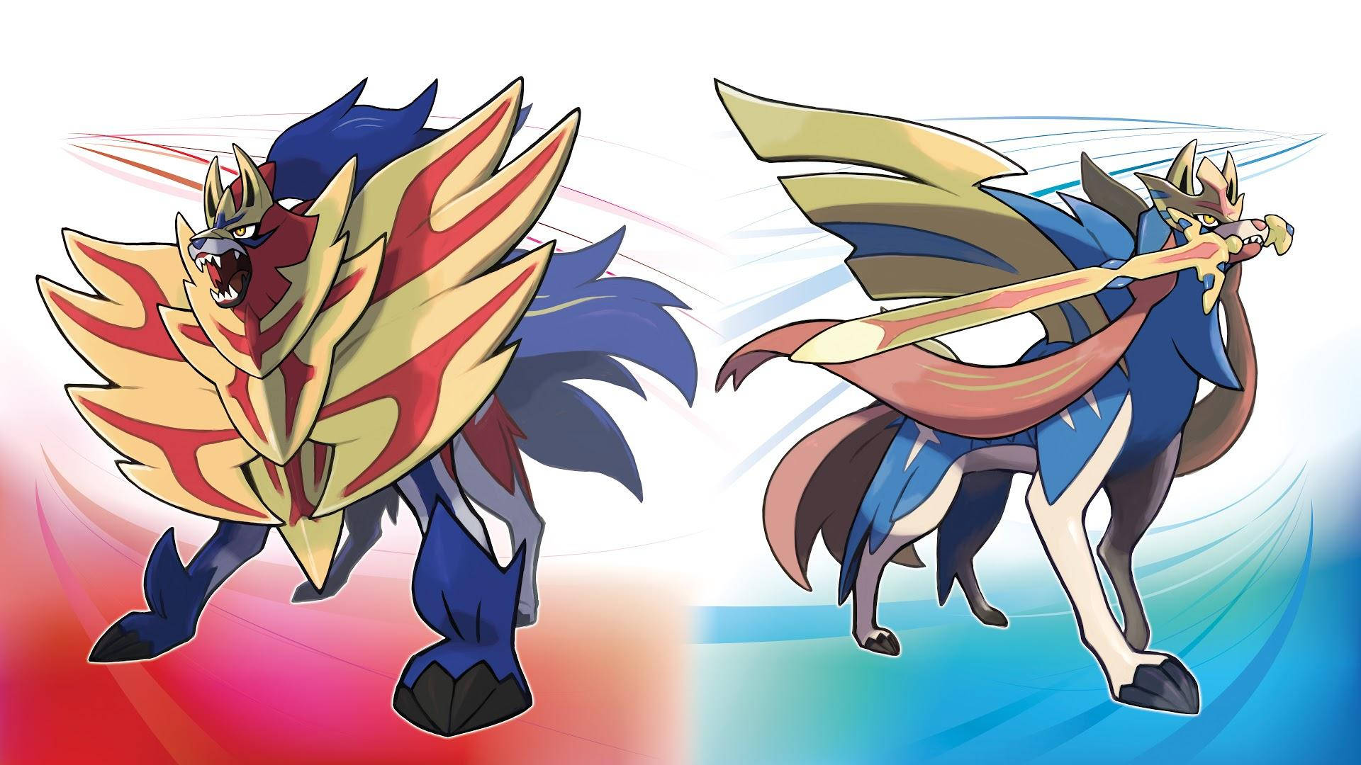 Zacian And Zamazenta : The Legendary Duo Of The Galar Region Background