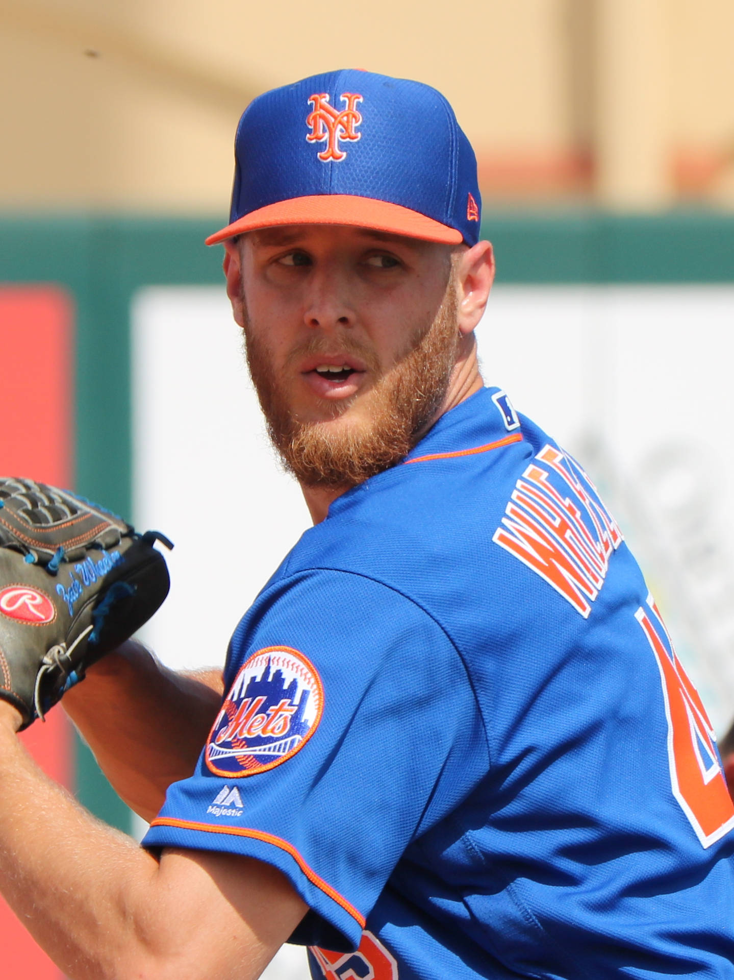 Zack Wheeler In Sun Background