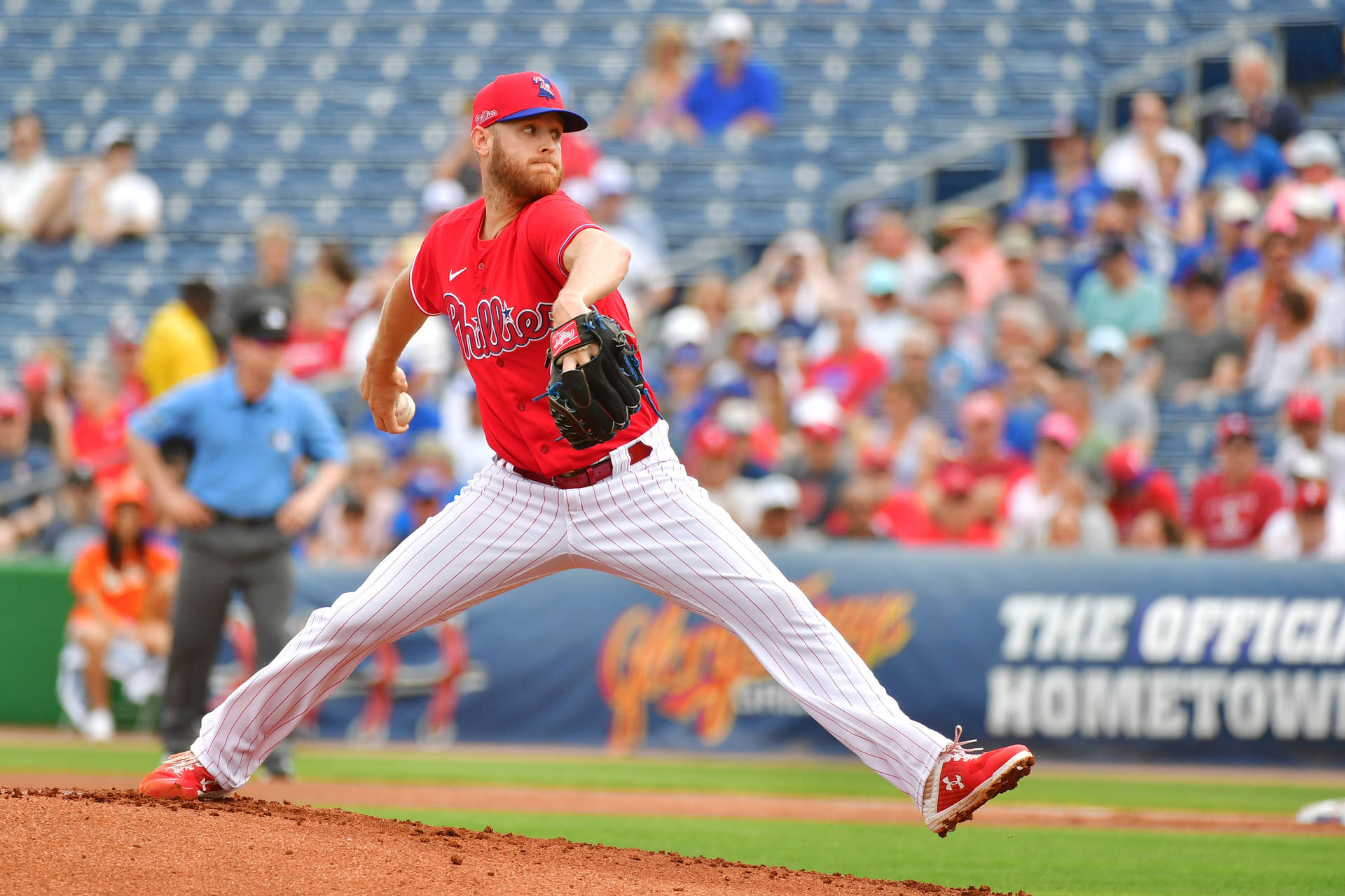 Zack Wheeler Winding Up Background