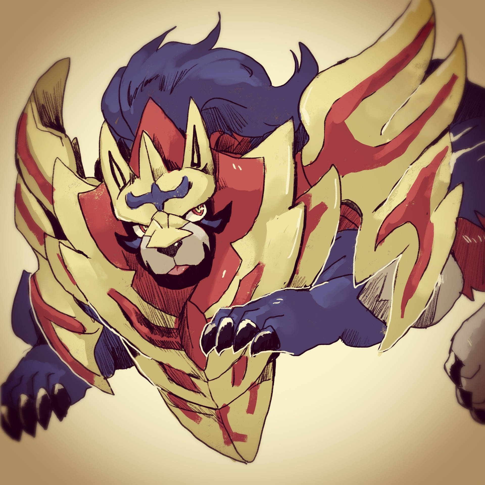 Zamazenta Fan Art Background