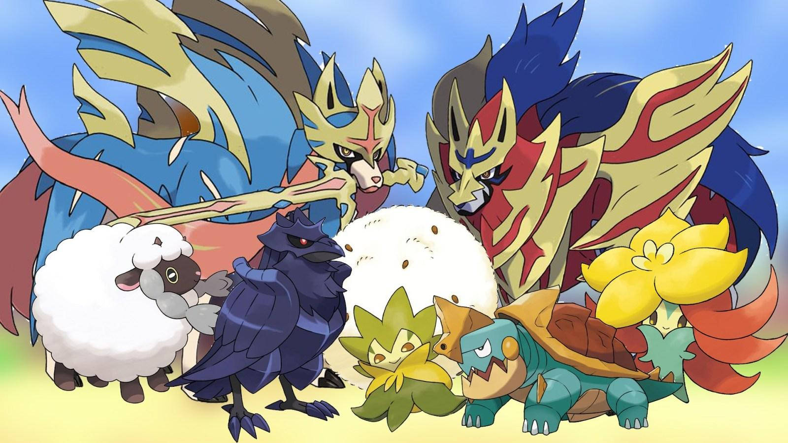 Zamazenta Pokémon Sword Characters Background