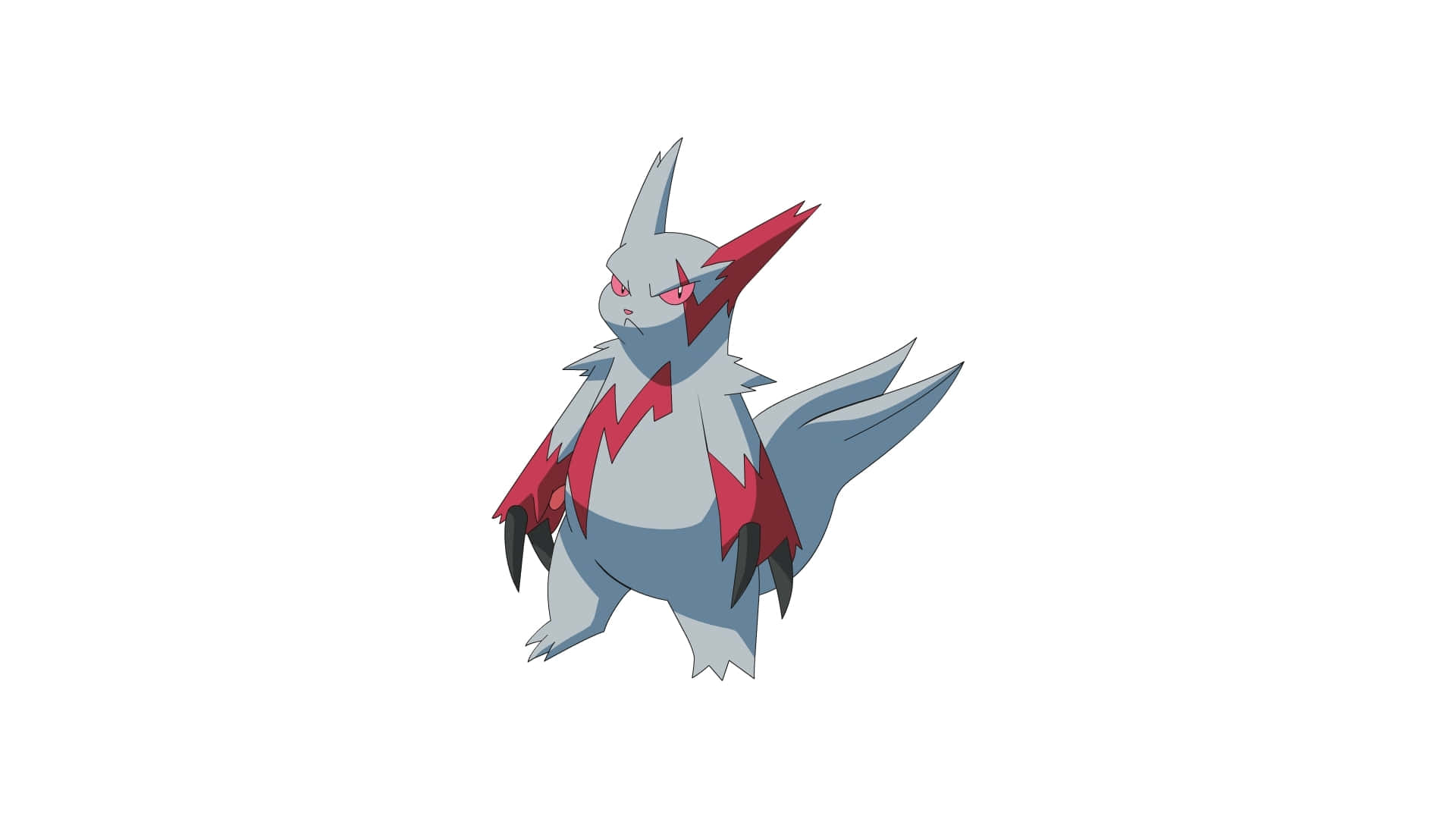 Zangoose At The Center Background