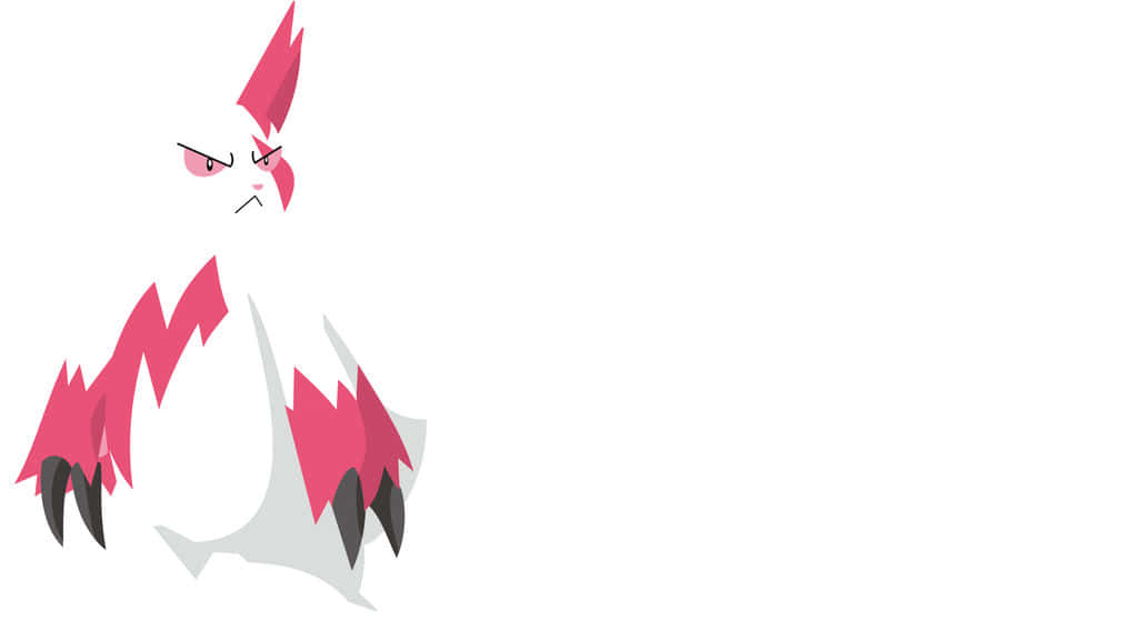 Zangoose Looking To His Right Background