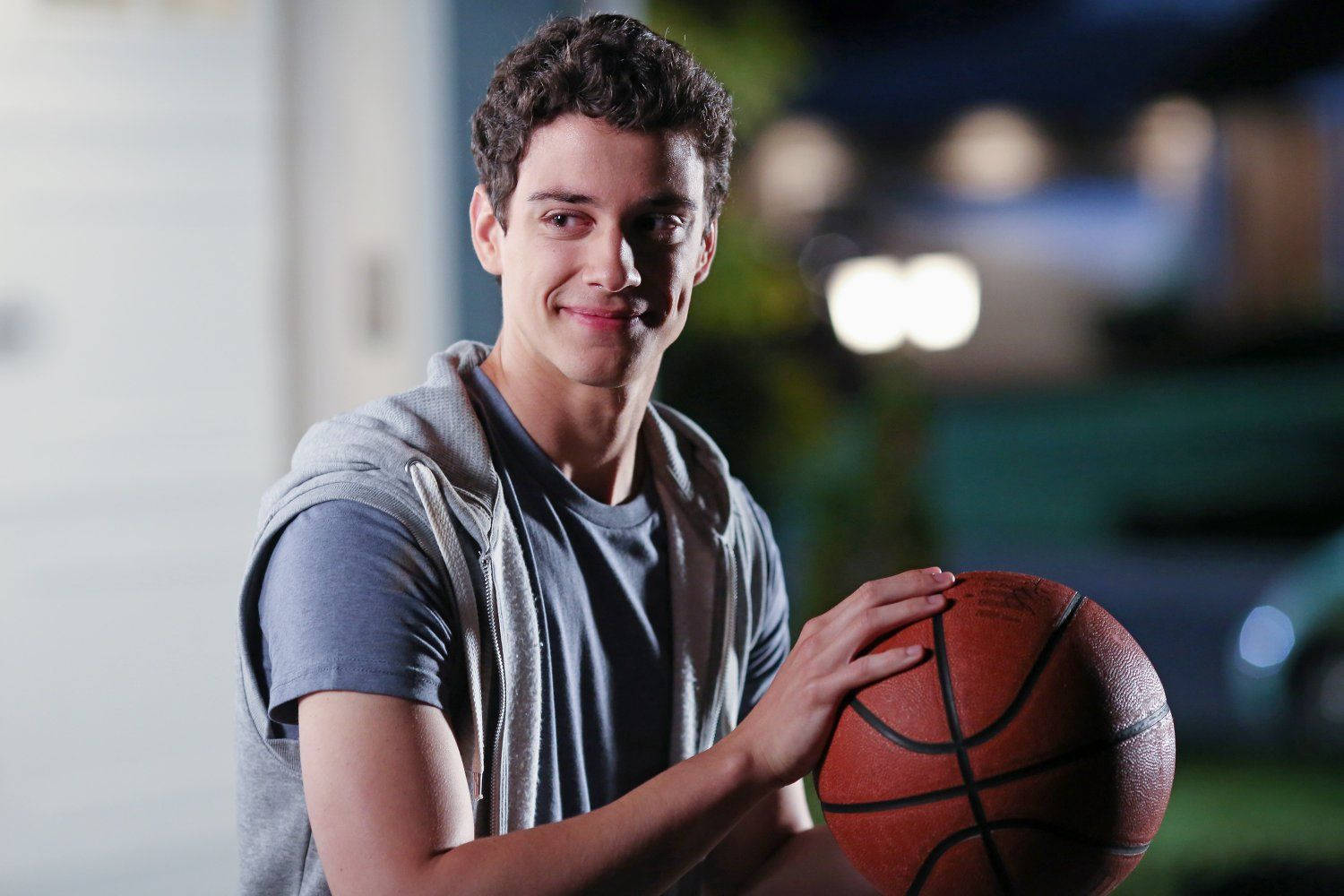 Zapped Adam Holding A Basketball
