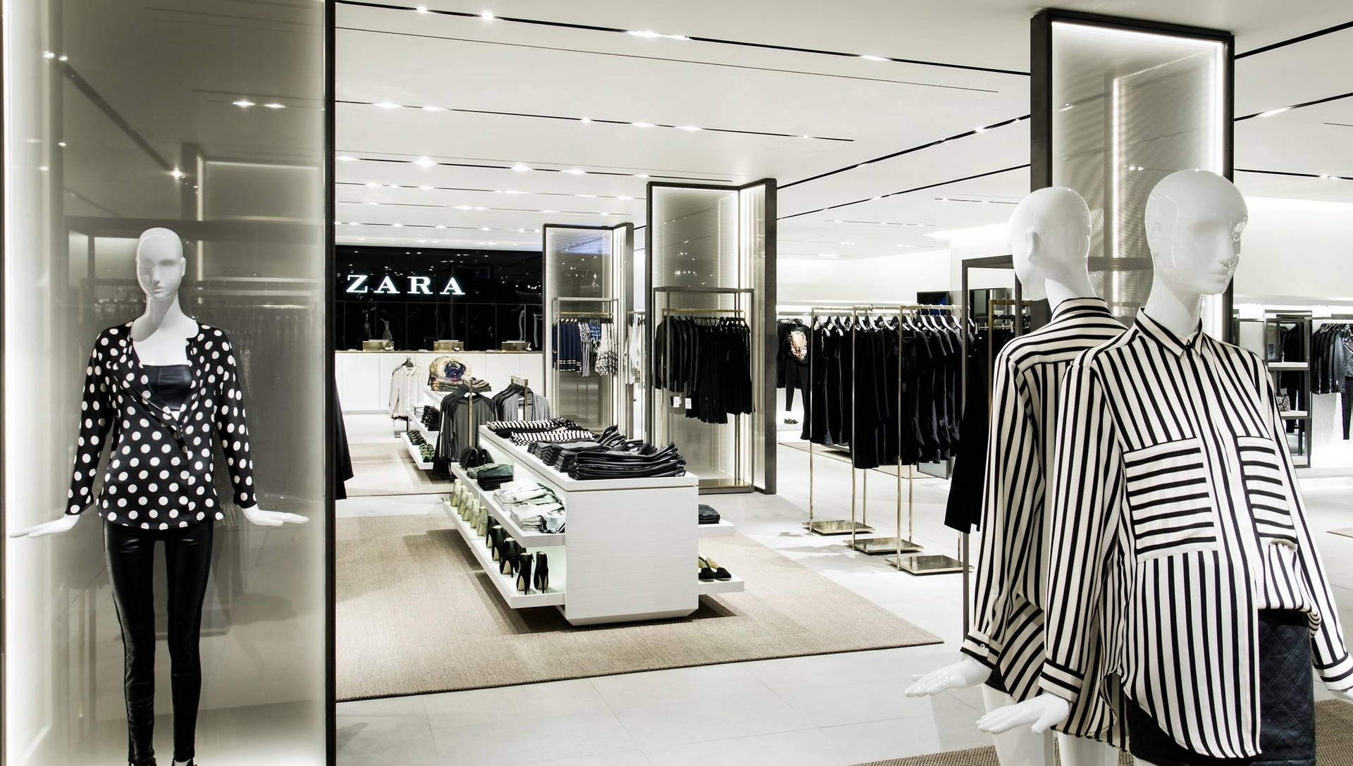 Zara Apparel Store Background