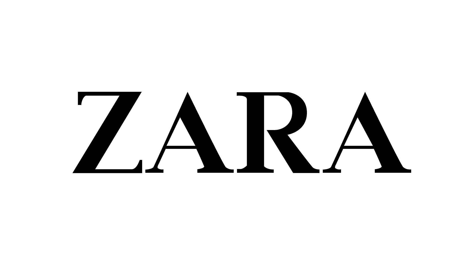 Zara Fashion Brand Logo Background
