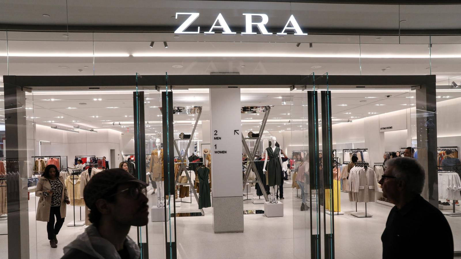 Zara Spanish Apparel Store Background