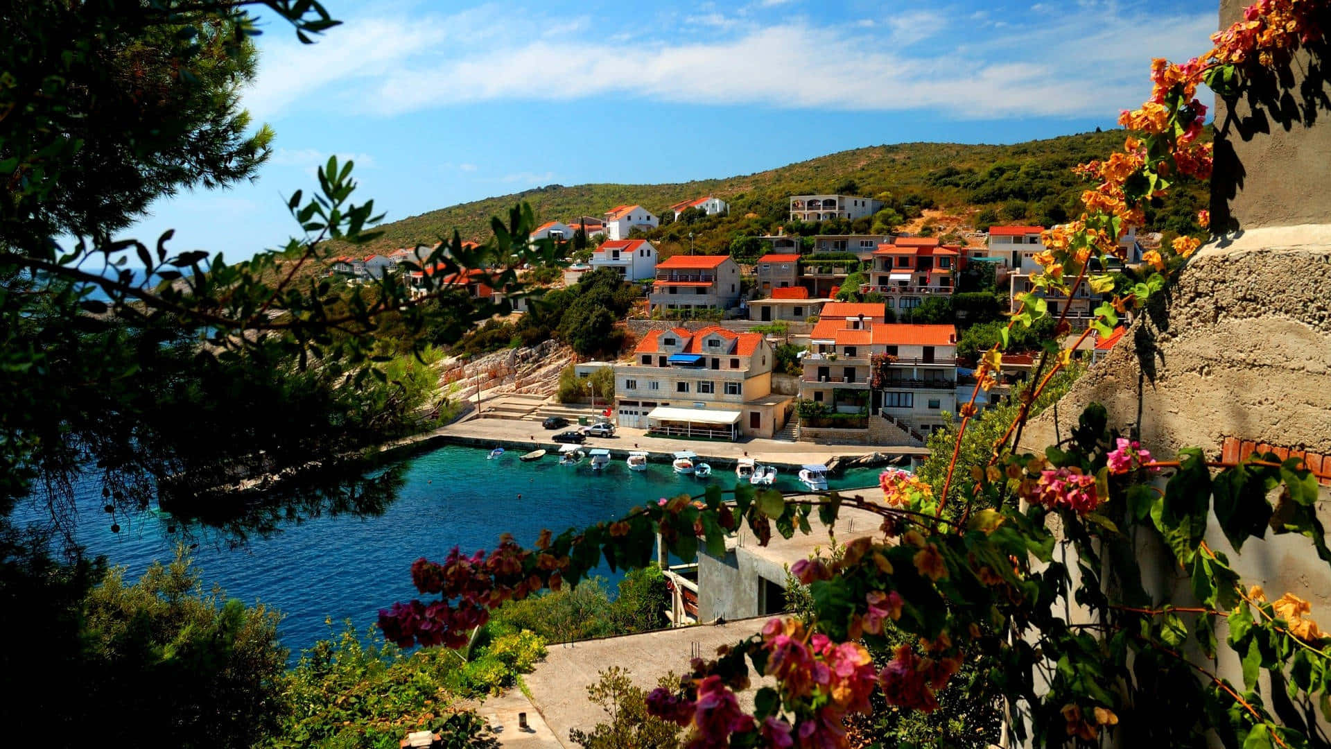 Zavalatica Bay’s Captivating Beauty In Croatia Background