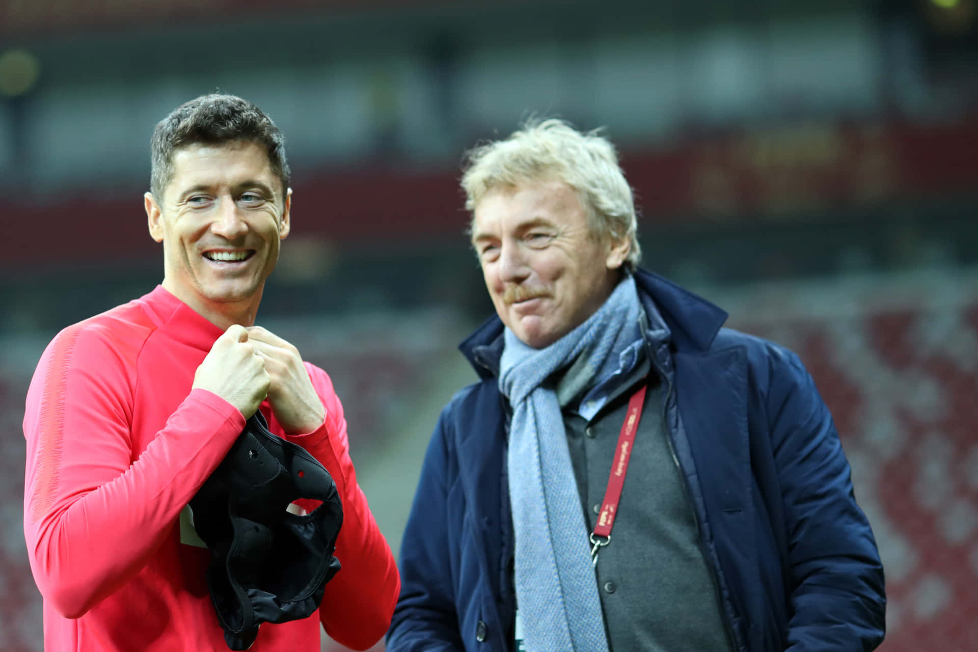 Zbigniew Boniek And Robert Lewandowski Background