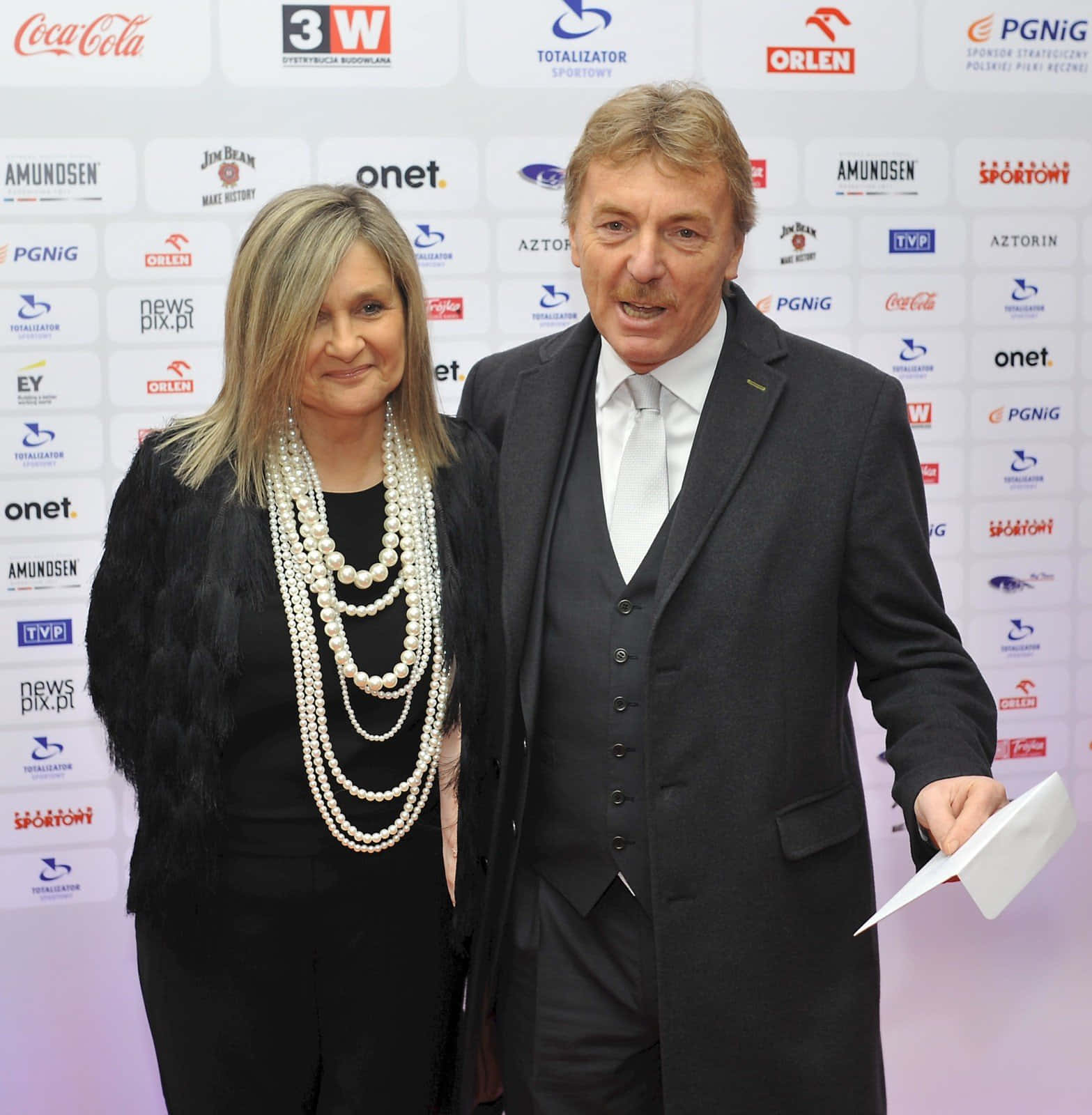 Zbigniew Boniek And Wiesława Boniek