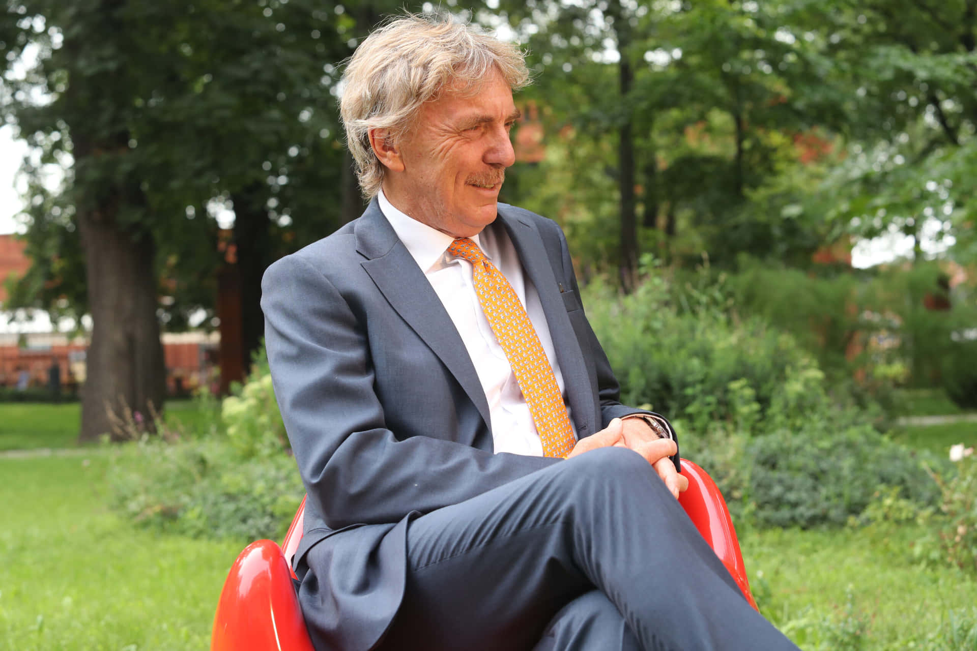 Zbigniew Boniek At The Poznański Palace Background