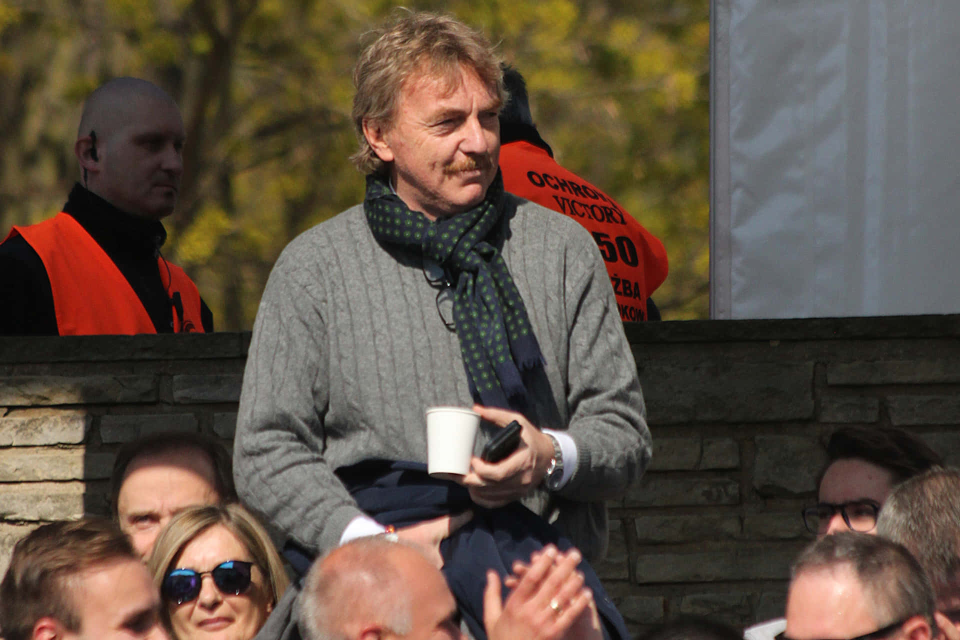 Zbigniew Boniek Polish Election Queue Background