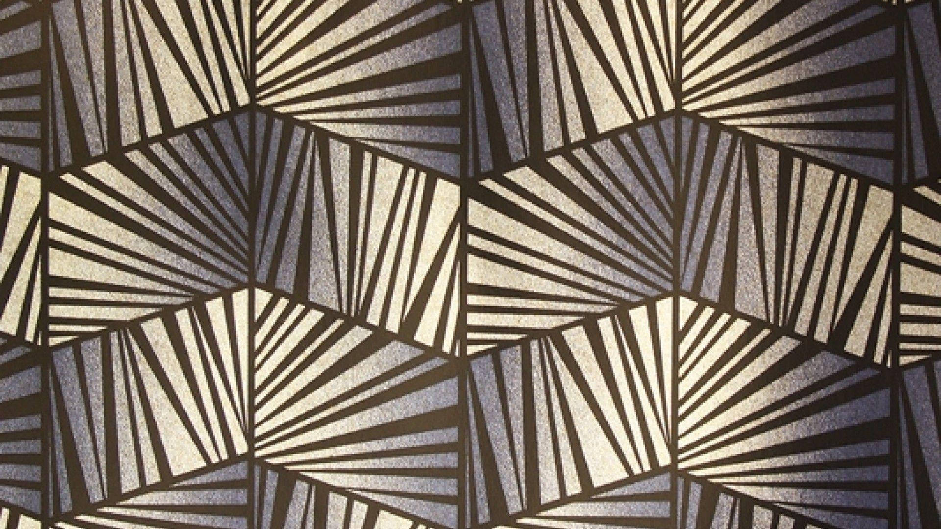 Zebra Pattern Art Deco Background