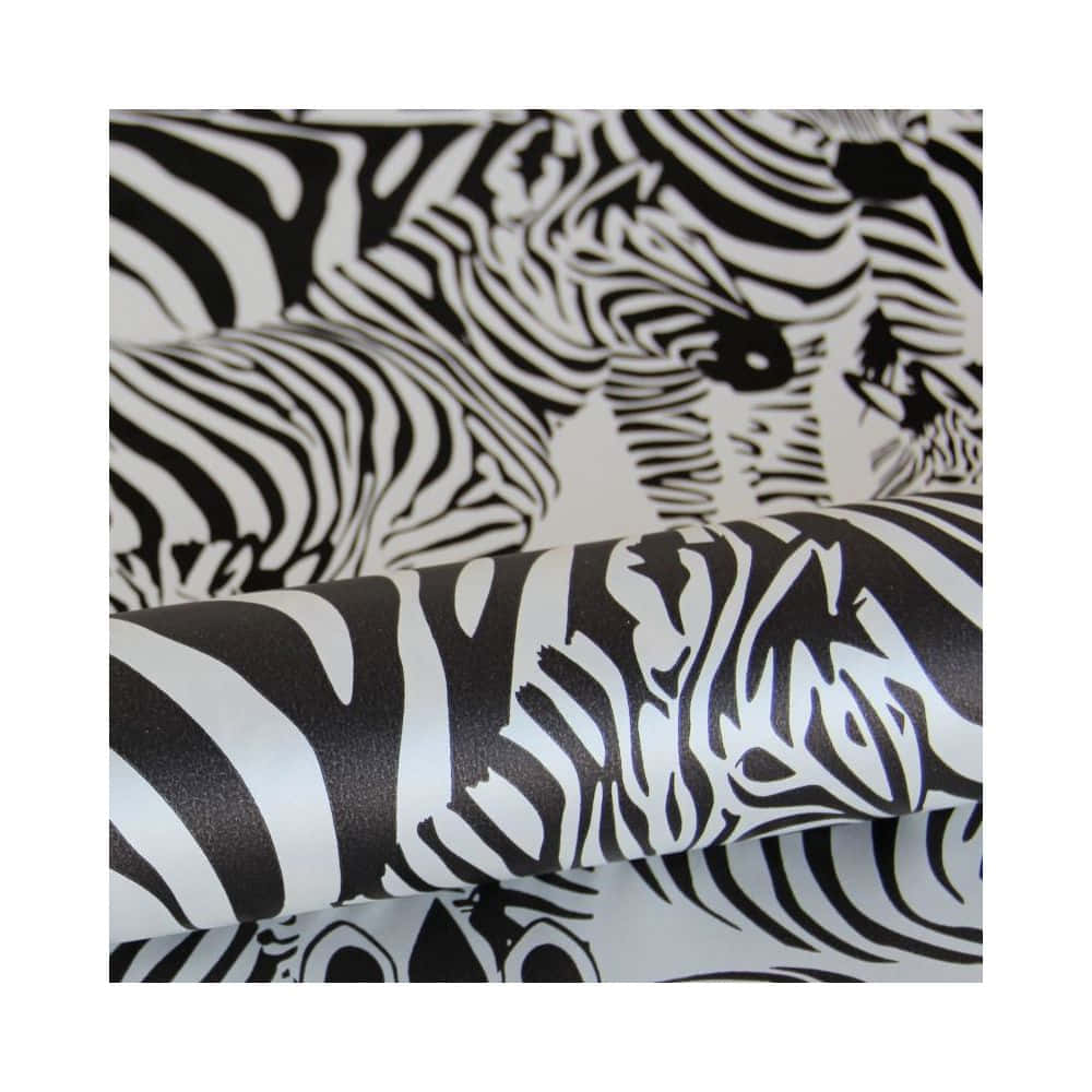 Zebra Print Wrapping Paper