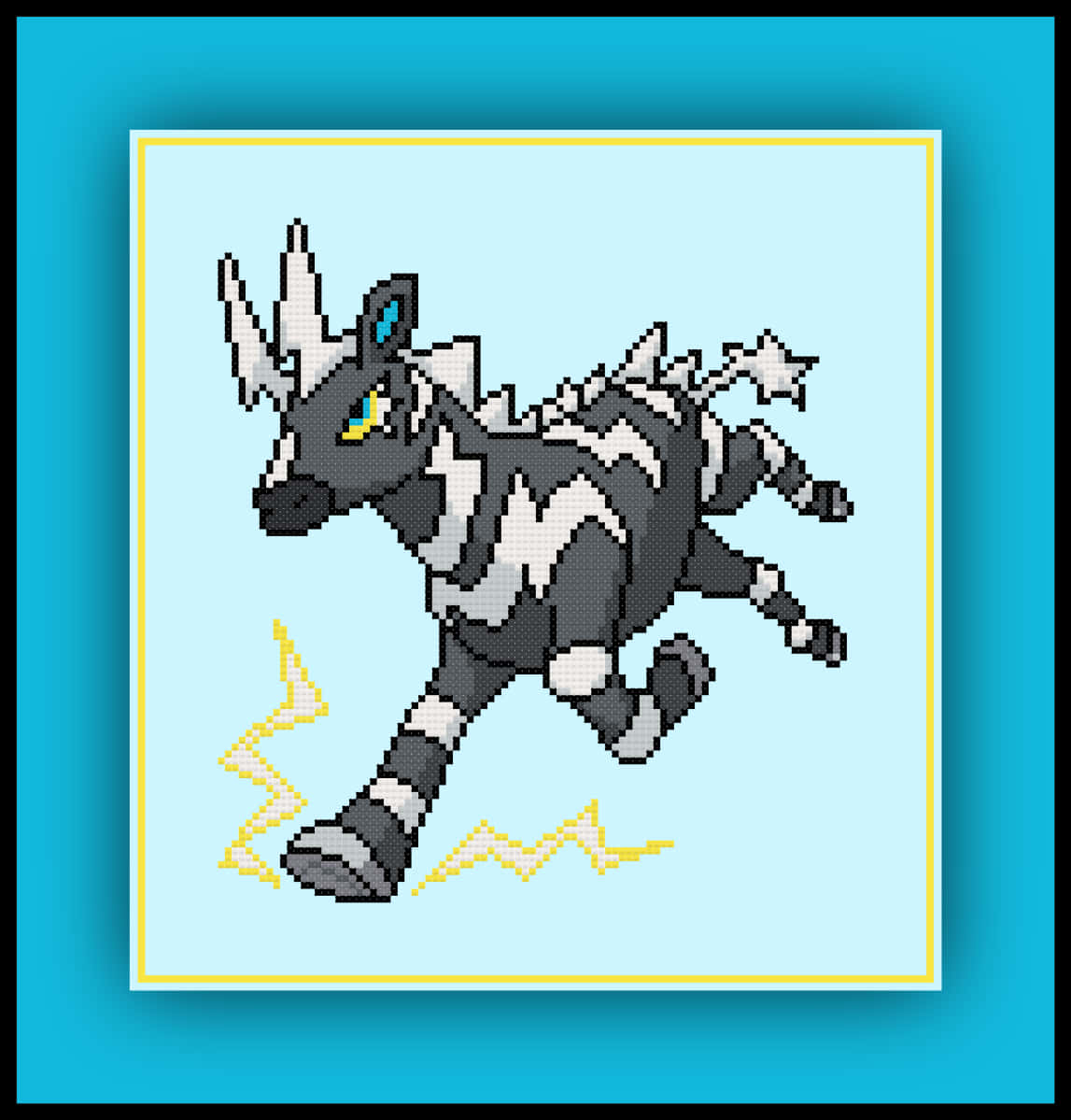 Zebstrika Pixel Art Hd Background