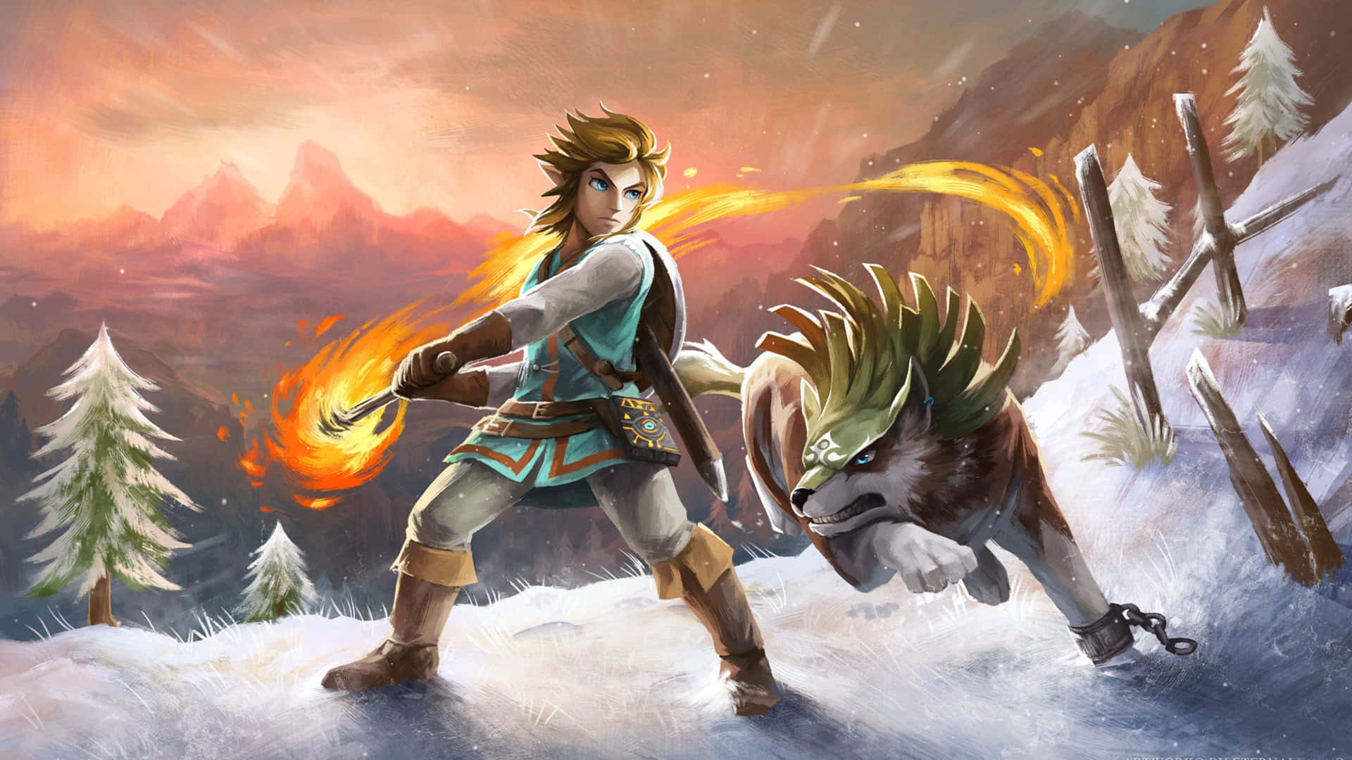 Zelda Breath Of The Wild 4k Animal Taming Background