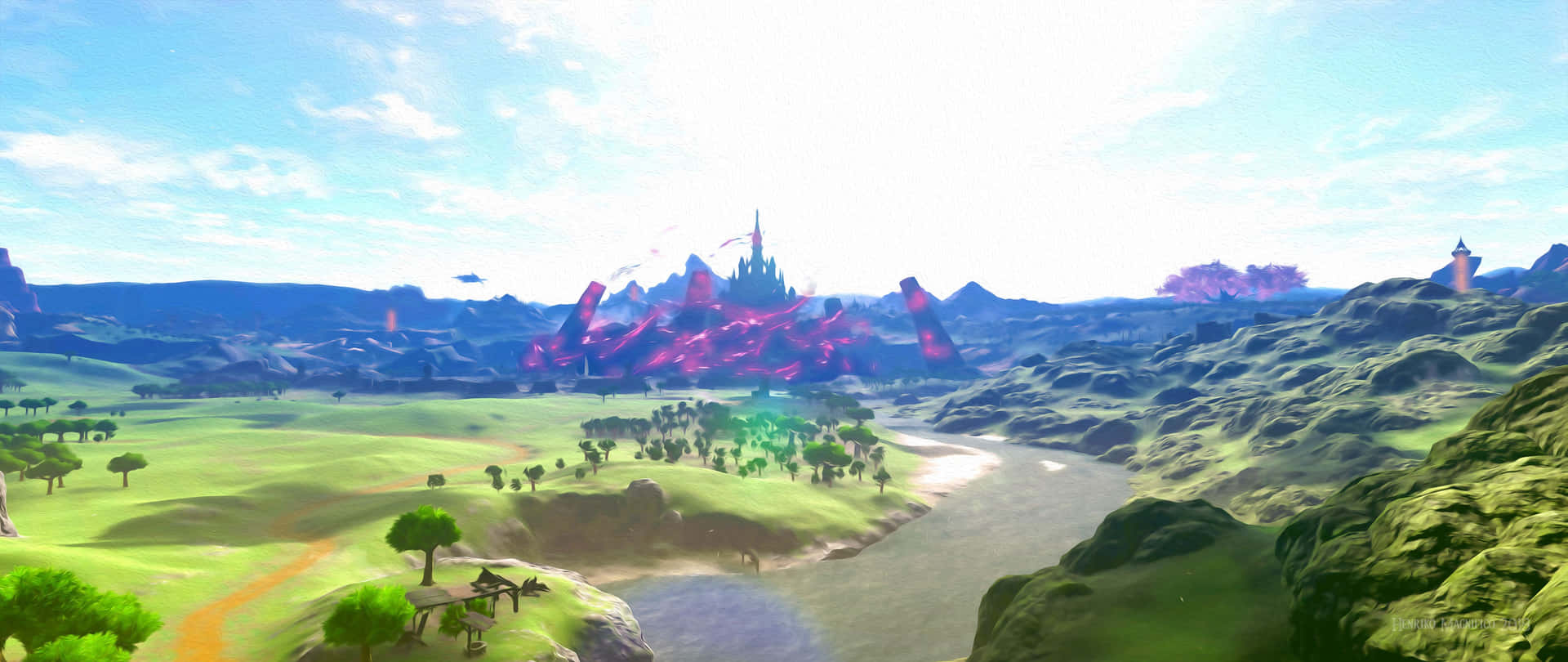 Zelda Breath Of The Wild 4k Daytime Nature Background