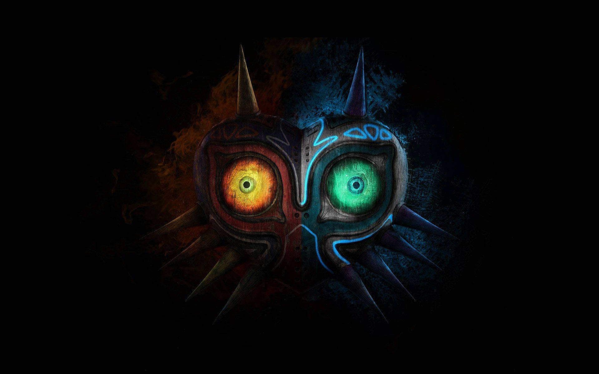 Zelda Majora's Mask Cover Background
