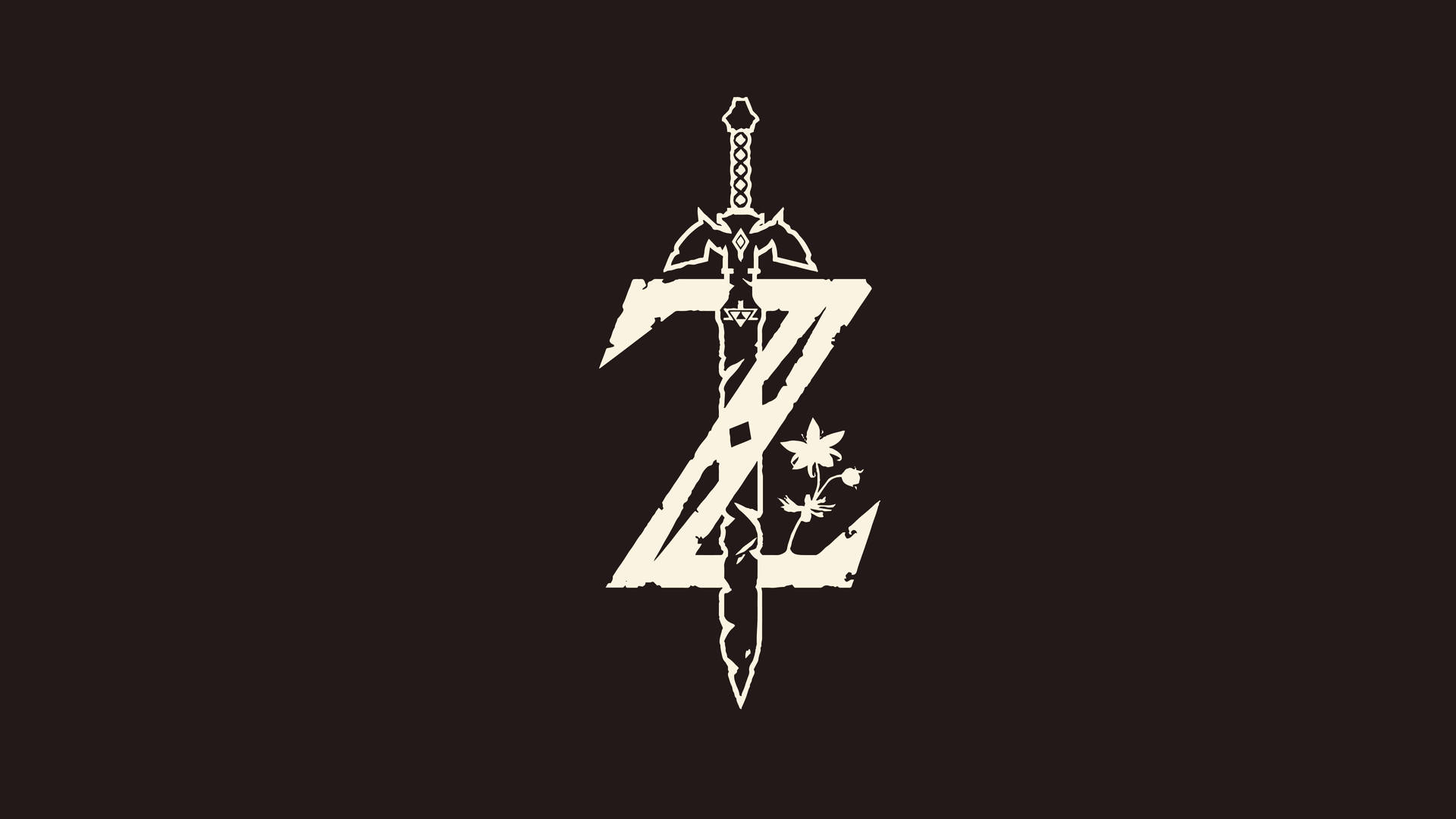 Zelda Minimalist Logo Title Cover Background