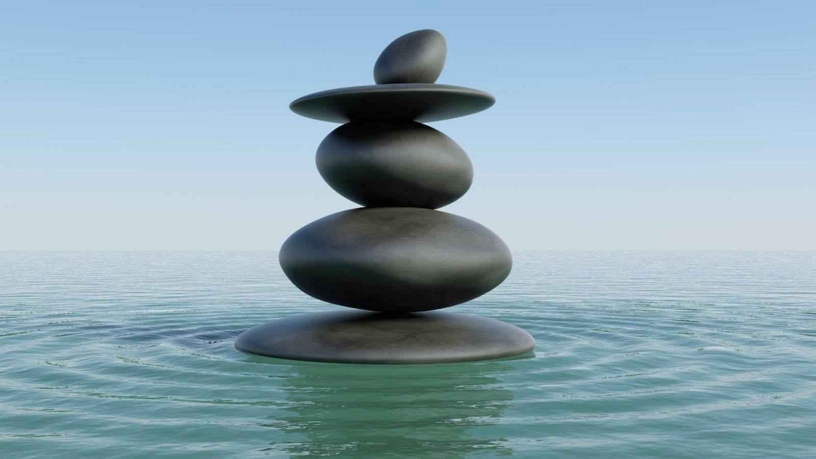 Zen Black Stone Balance