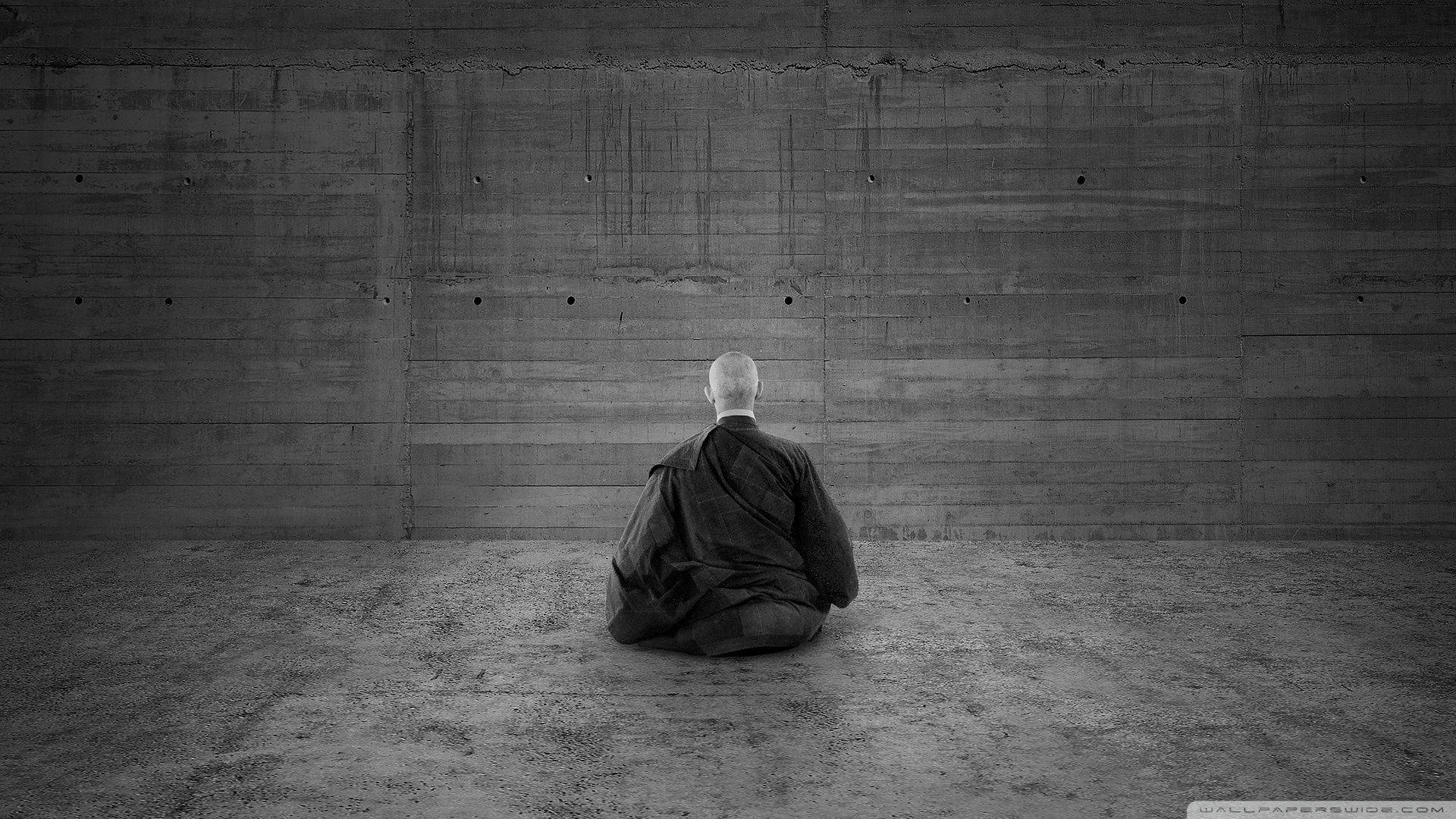 Zen Meditating Monk Background