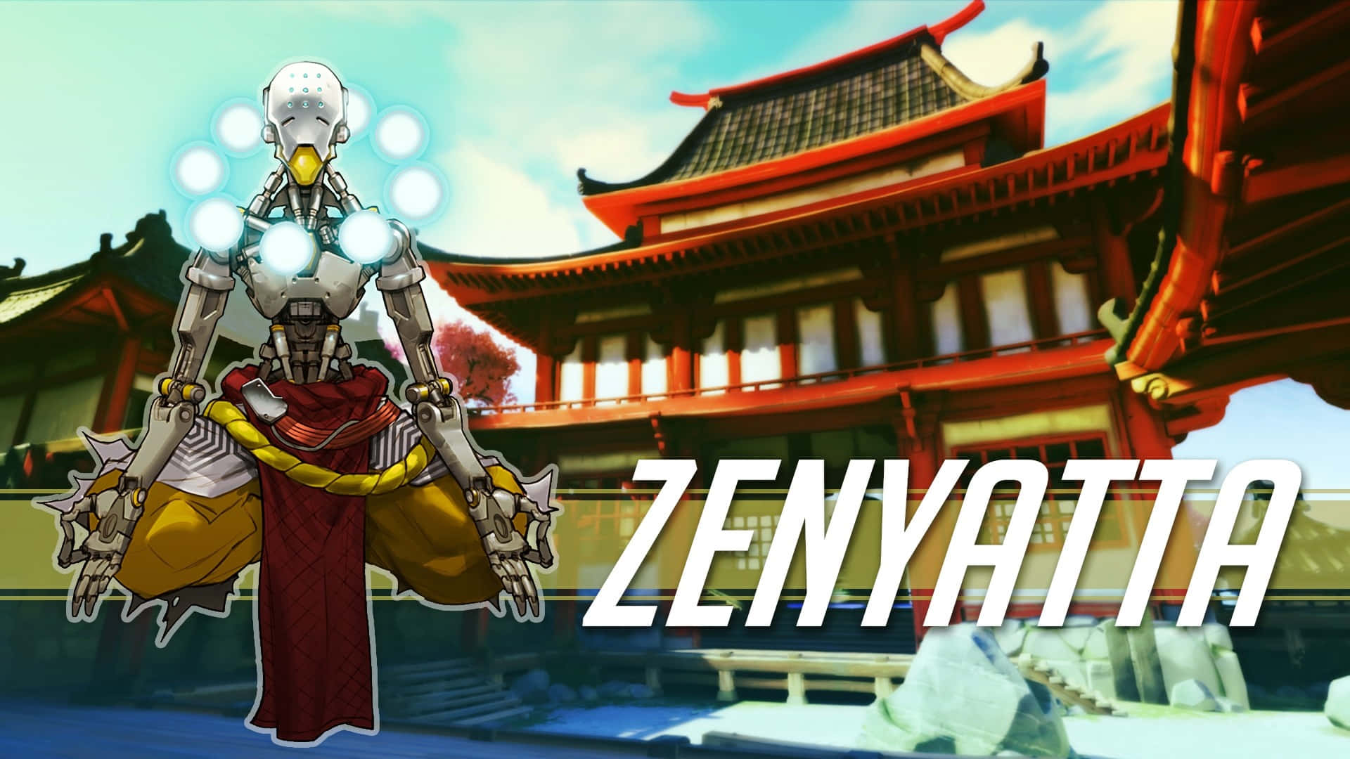 Zenyatta Characxter Sword Building Background