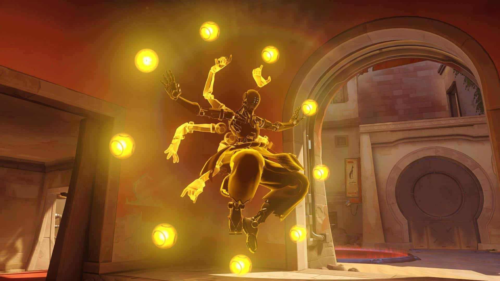 Zenyatta Golden Light Background