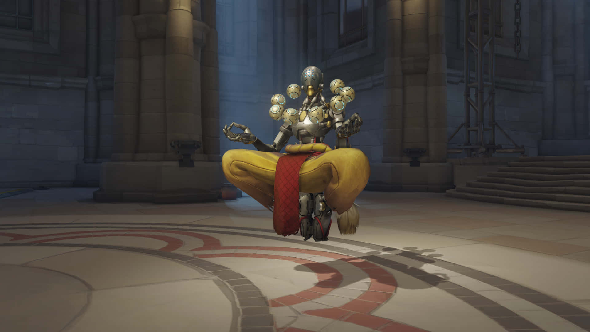 Zenyatta Red Dress Background