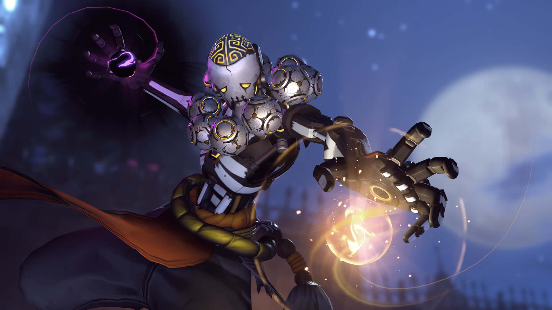 Zenyatta Sword Helmet Background