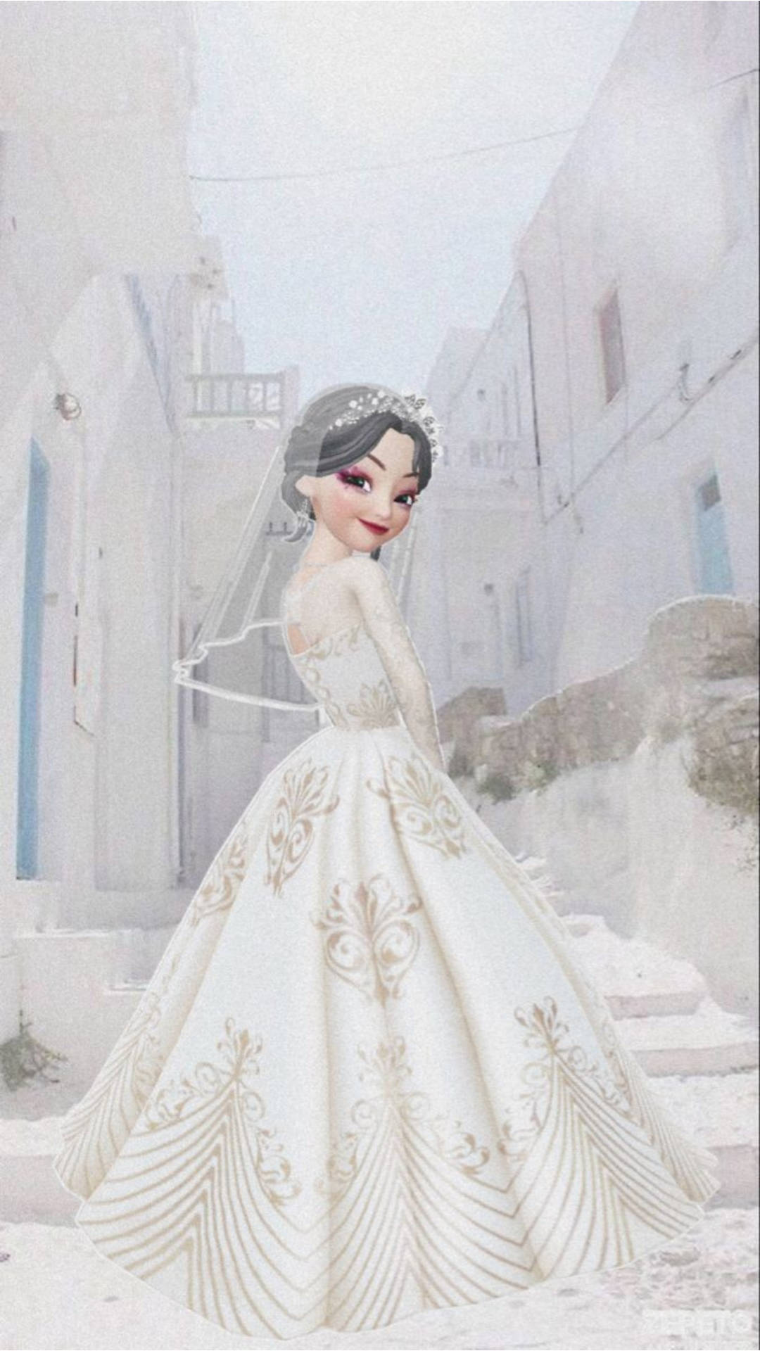 Zepeto Beautiful Bride Background