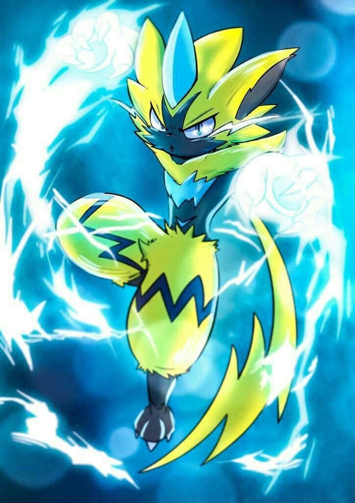 Zeraora Blue Aesthetic Energy