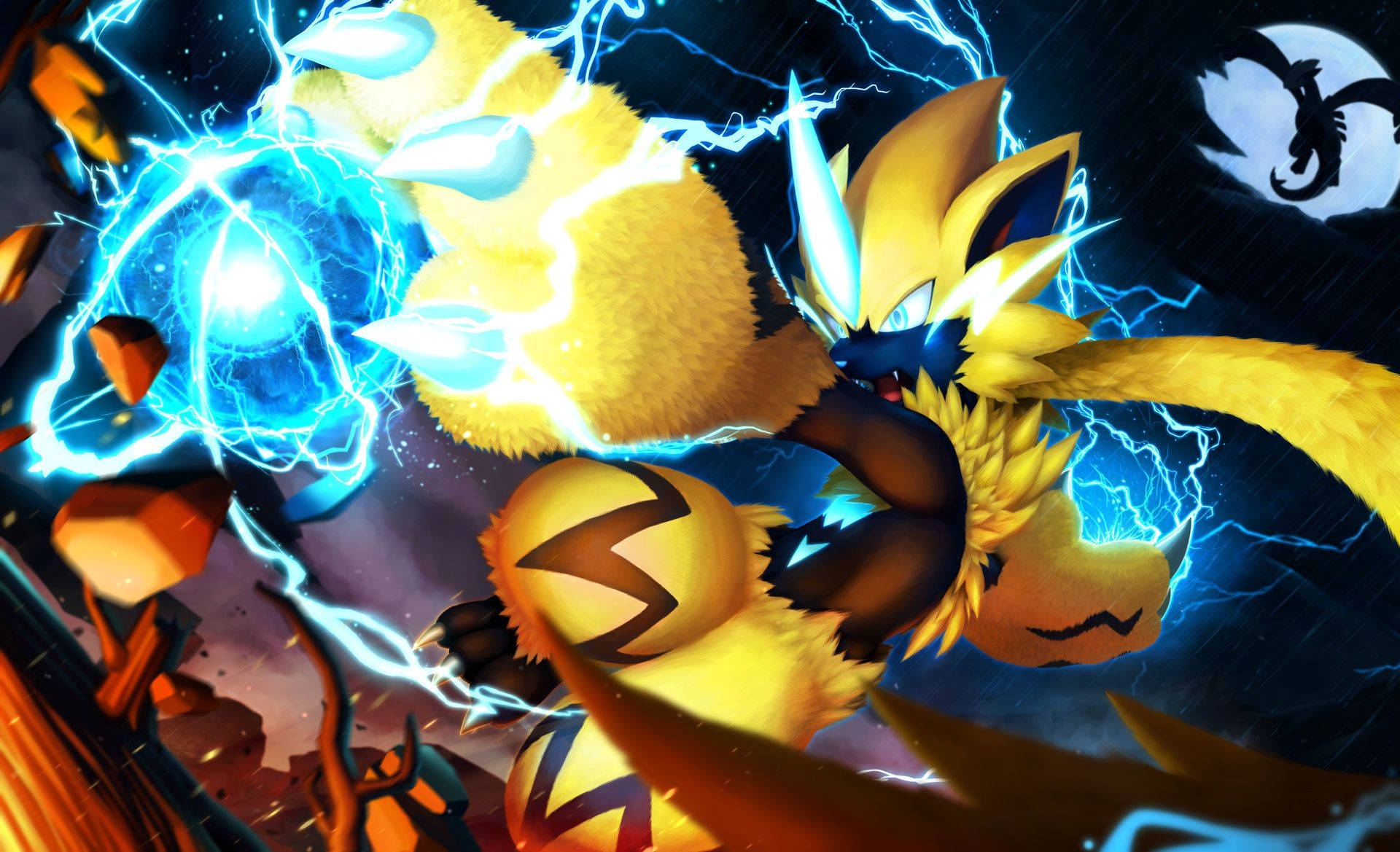 Zeraora Blue Electric Orb