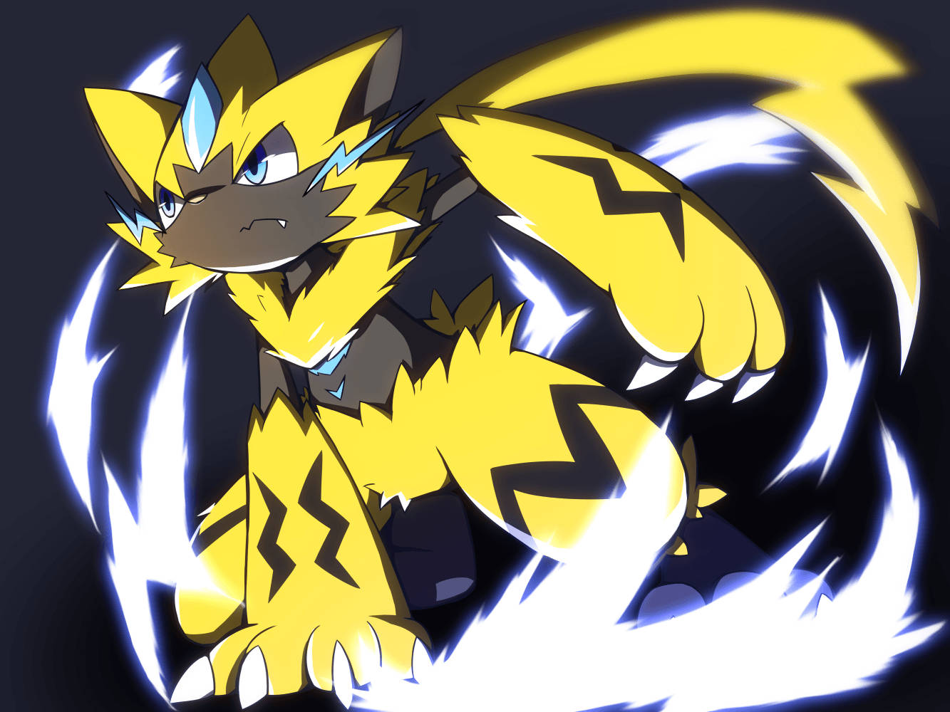 Zeraora Paw On Ground