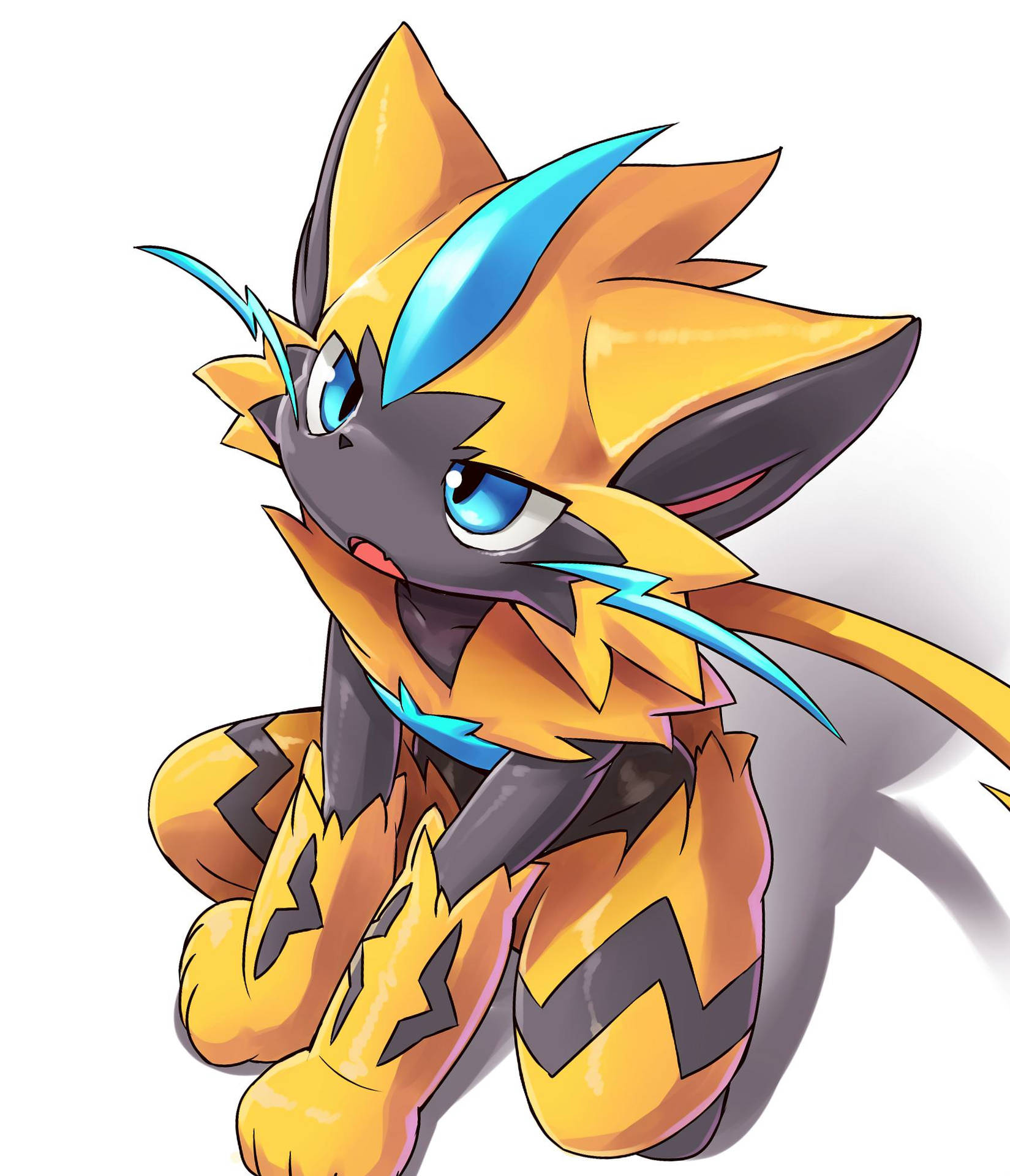 Zeraora Paws Ground Sad