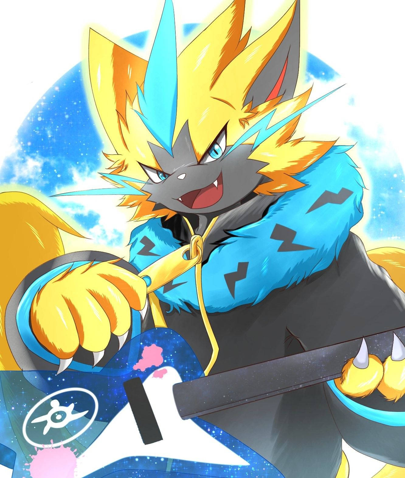 Zeraora Playing Guitar