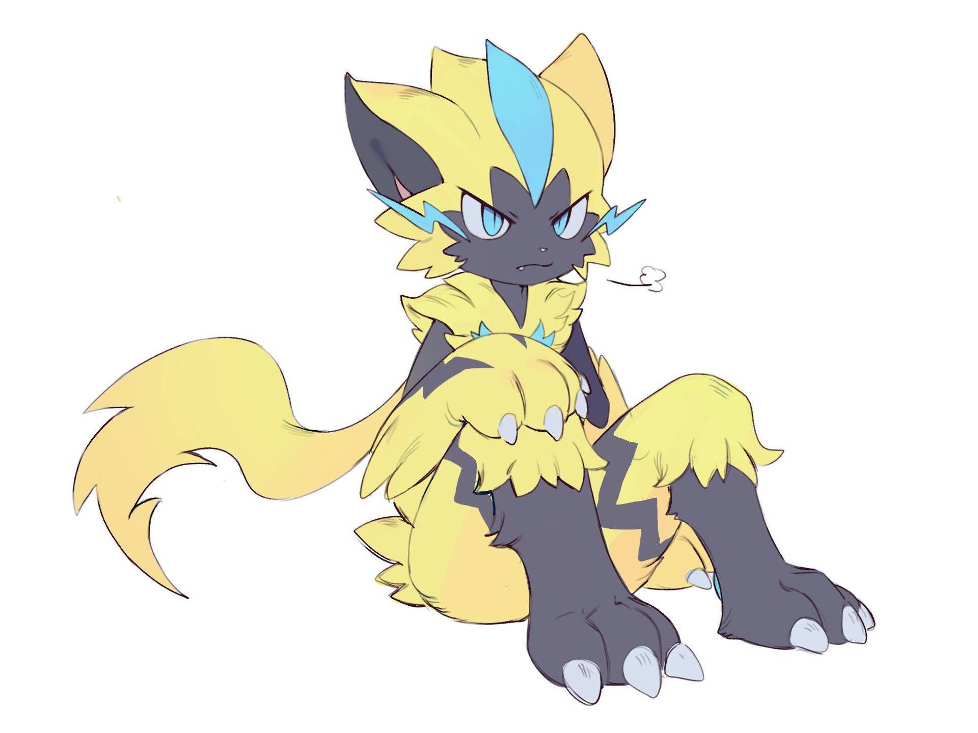 Zeraora Sitting Restring