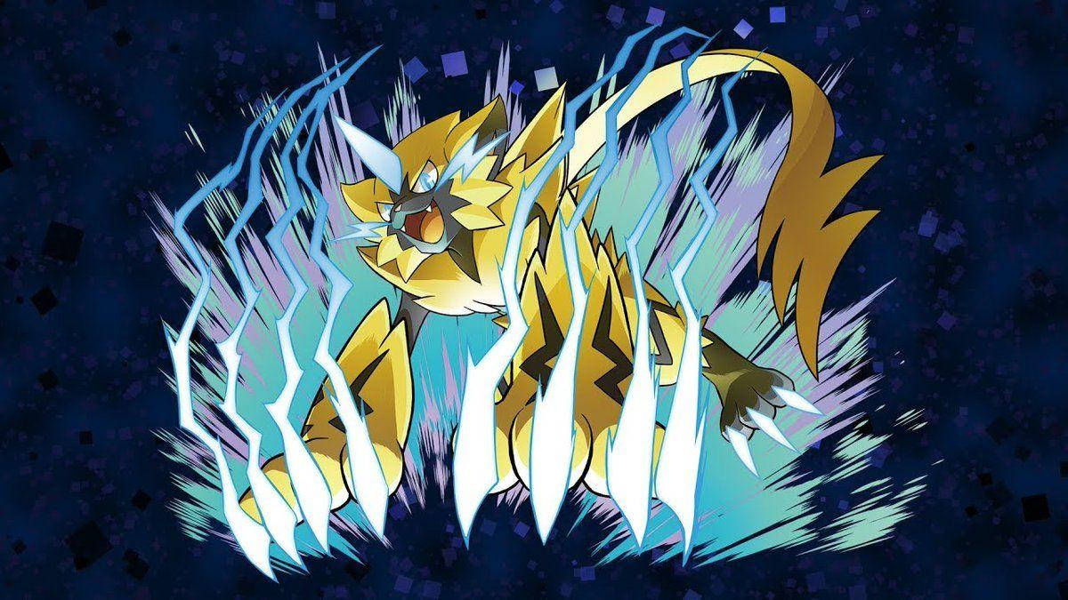 Zeraora Strong Electric Claws Background