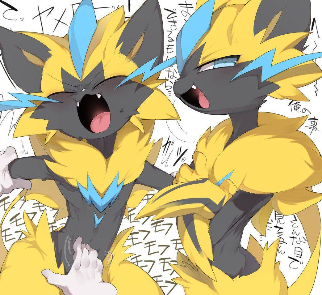 Zeraora Tickling Background