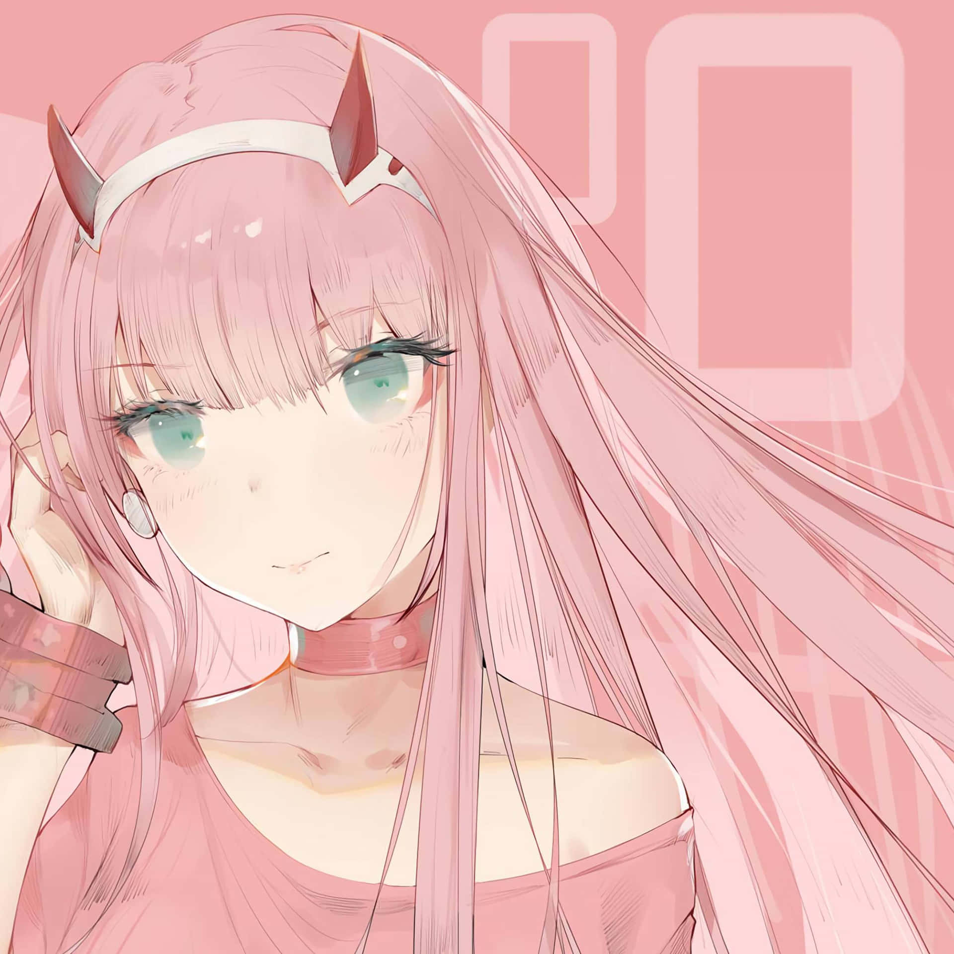 Zero Two Aesthetic Cute Background