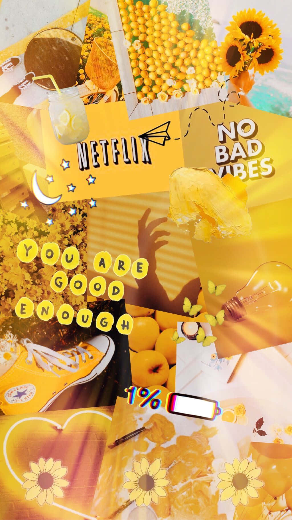Zest Up Your Look With Vibrant Yellow Aesthetic Background