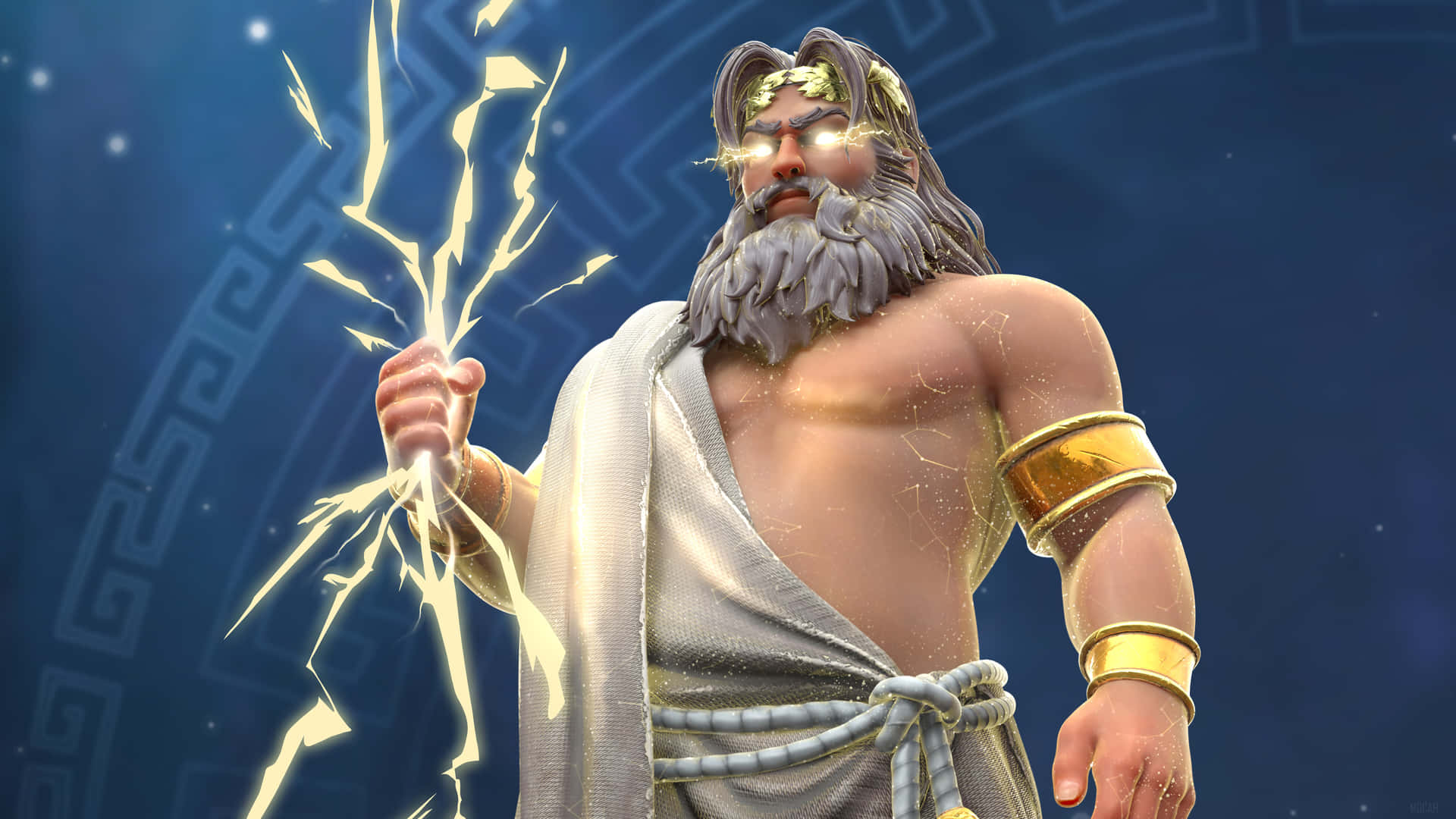 Zeus, King Of The Gods Background