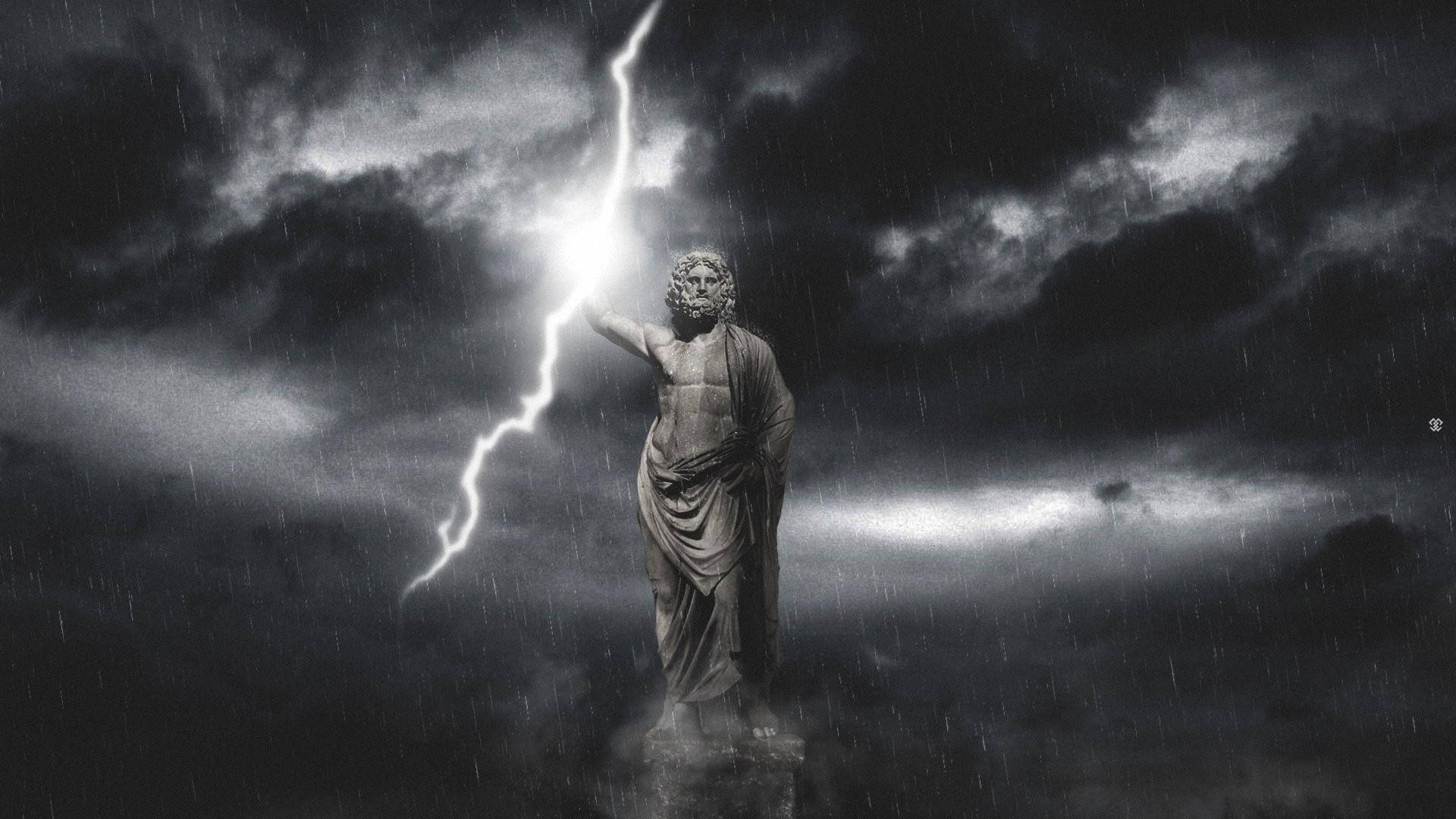 Zeus Thunderstorm Background