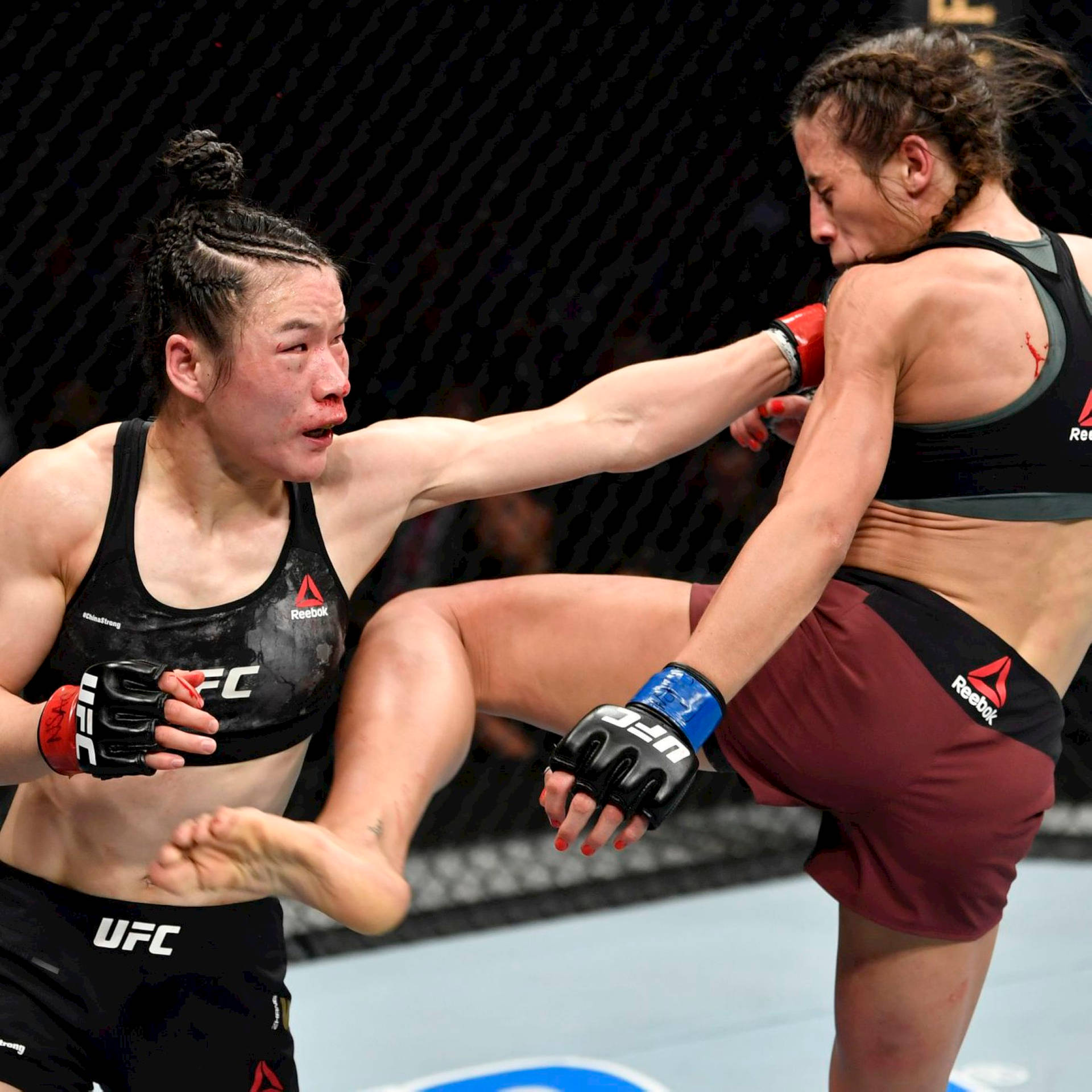 Zhang Weili Against Joanna Jędrzejczyk Background