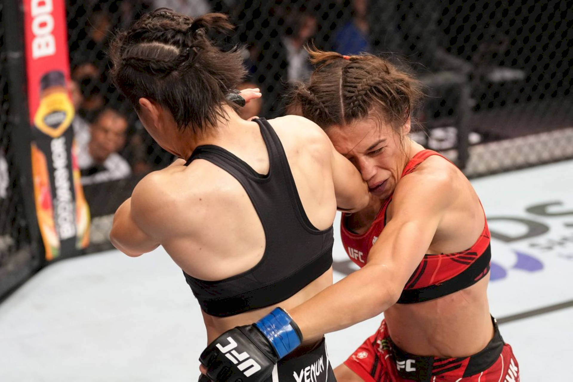 Zhang Weili And Joanna Jędrzejczyk Still Background