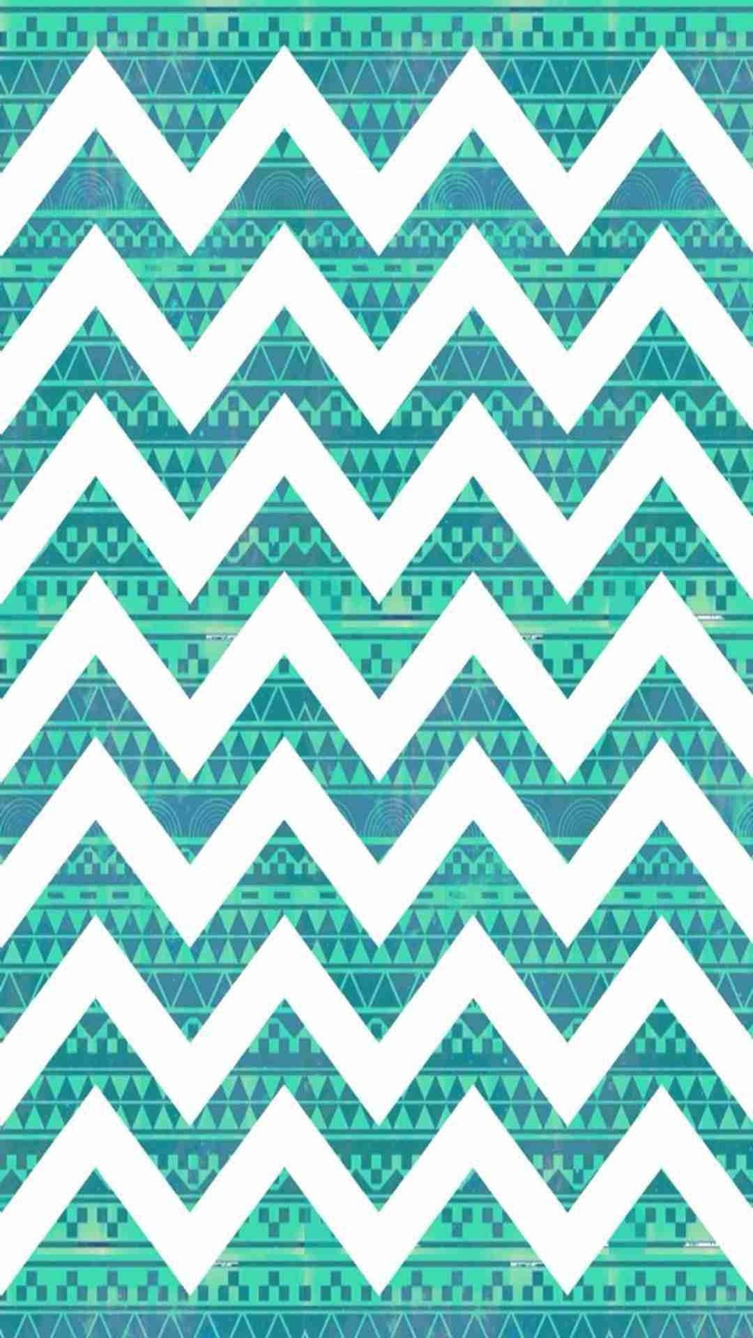 Zigzag Tribal Pattern Background