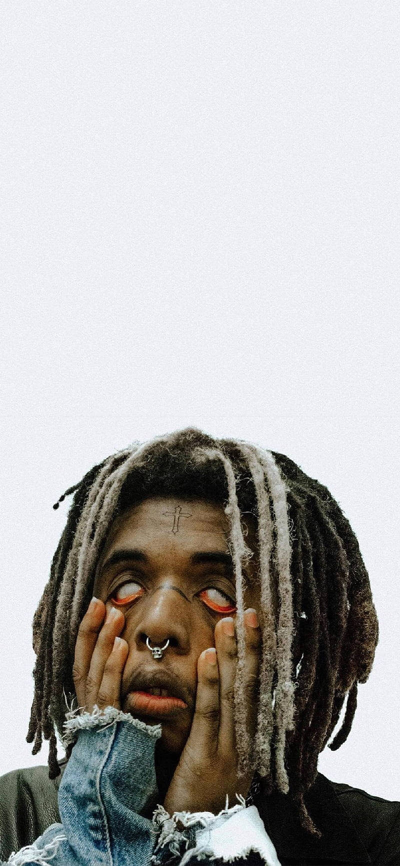 Zillakami With Creepy Eyes Background