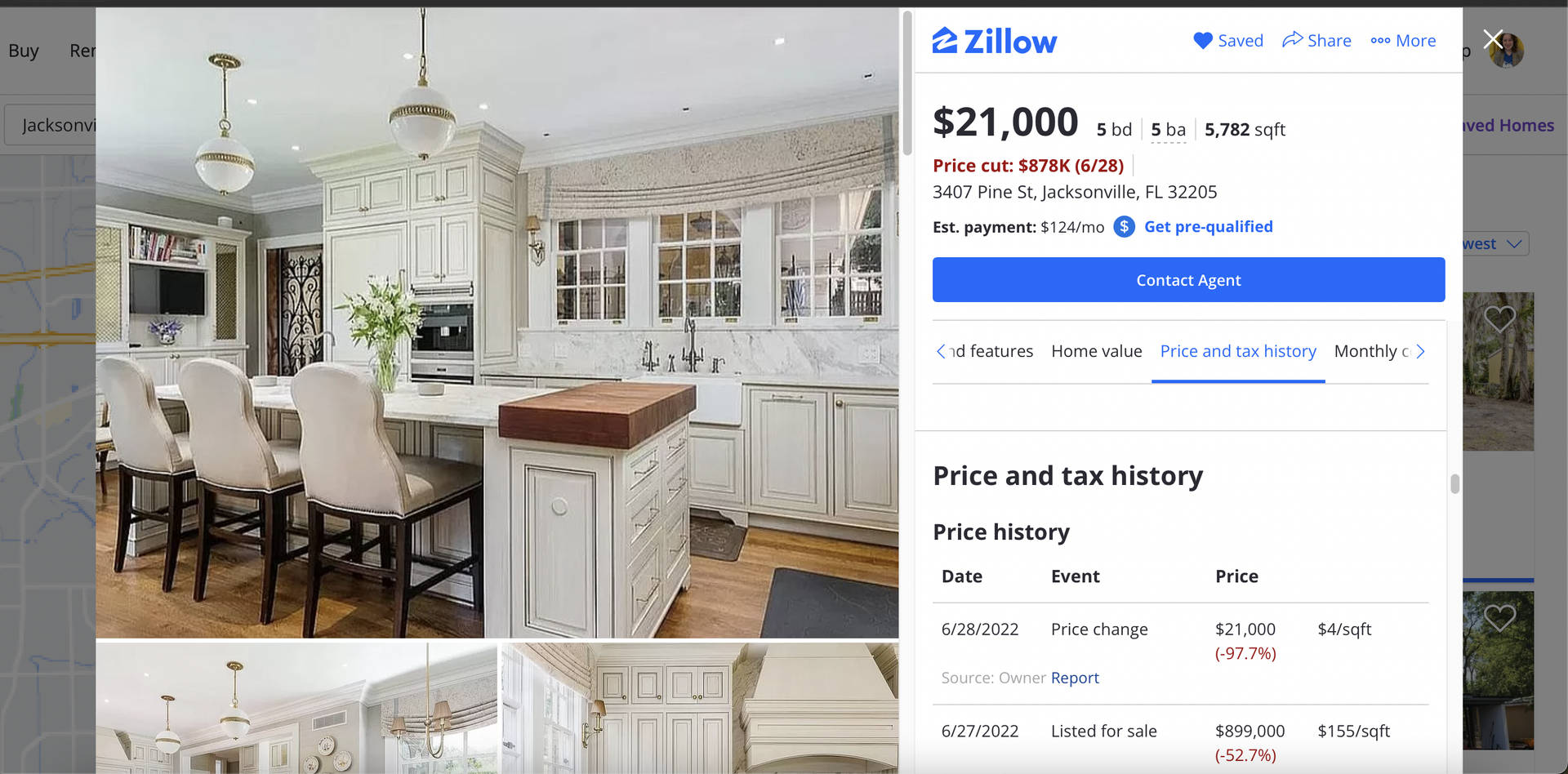 Zillow Fancy Dining Area