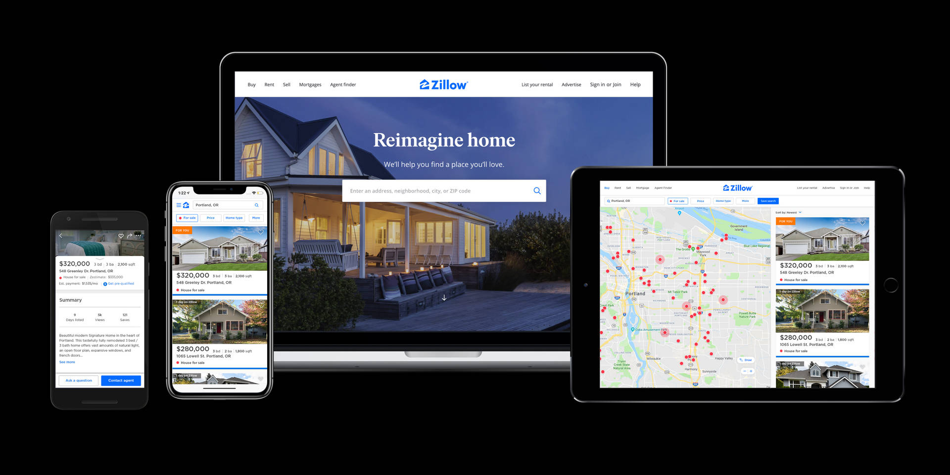 Zillow Website Applications Background