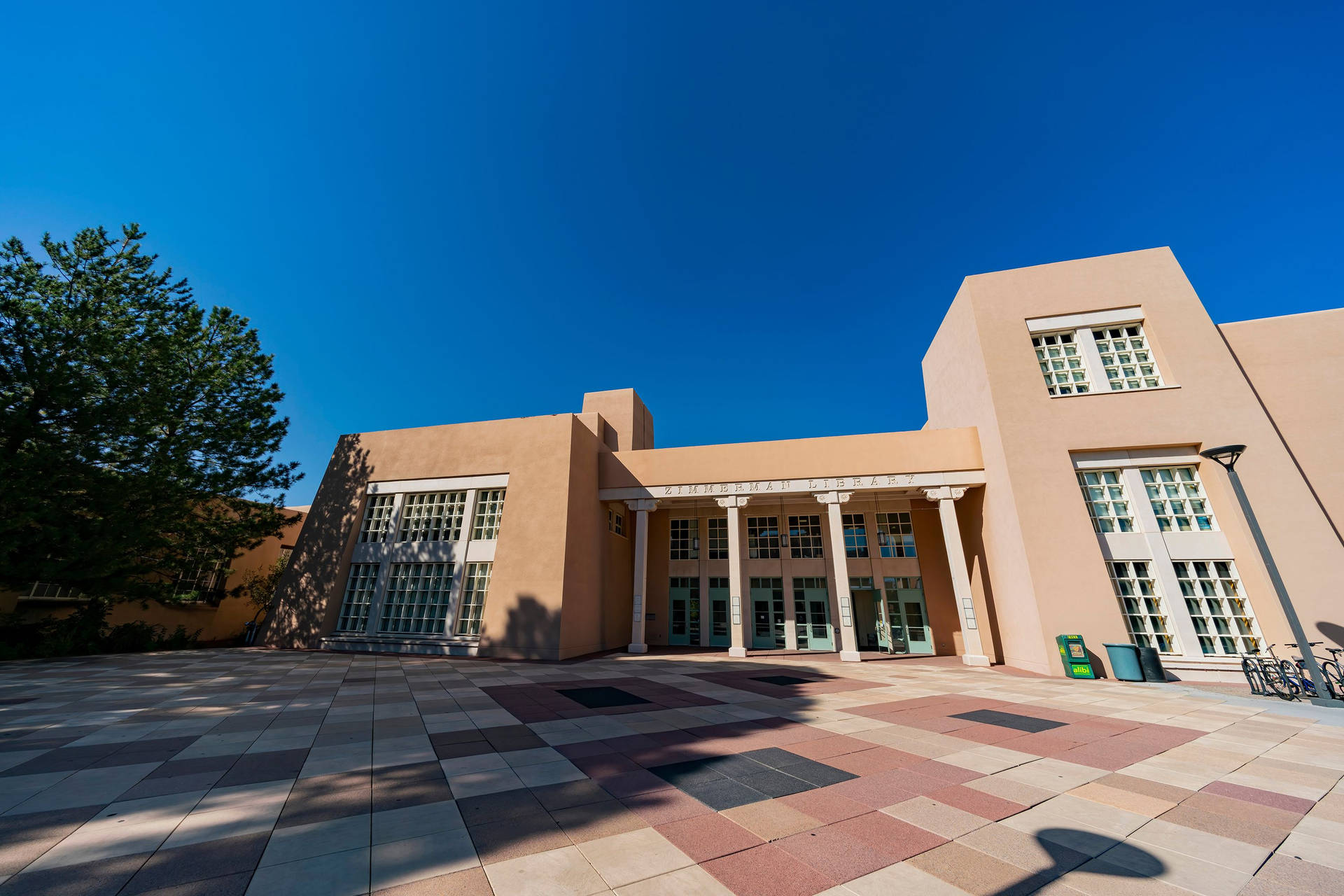 Zimmerman Library At The University Of New Mexico Background