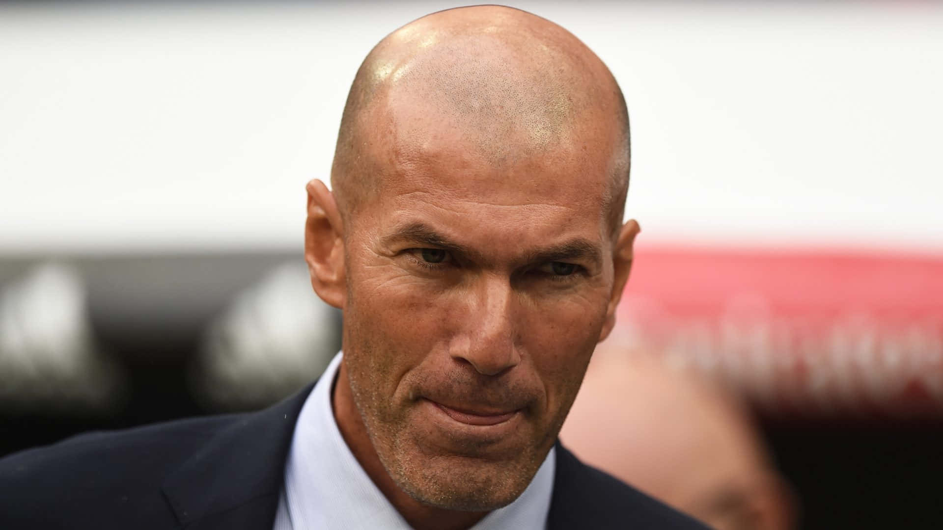 Zinedine Zidane Football Coach Close Up Photography Background